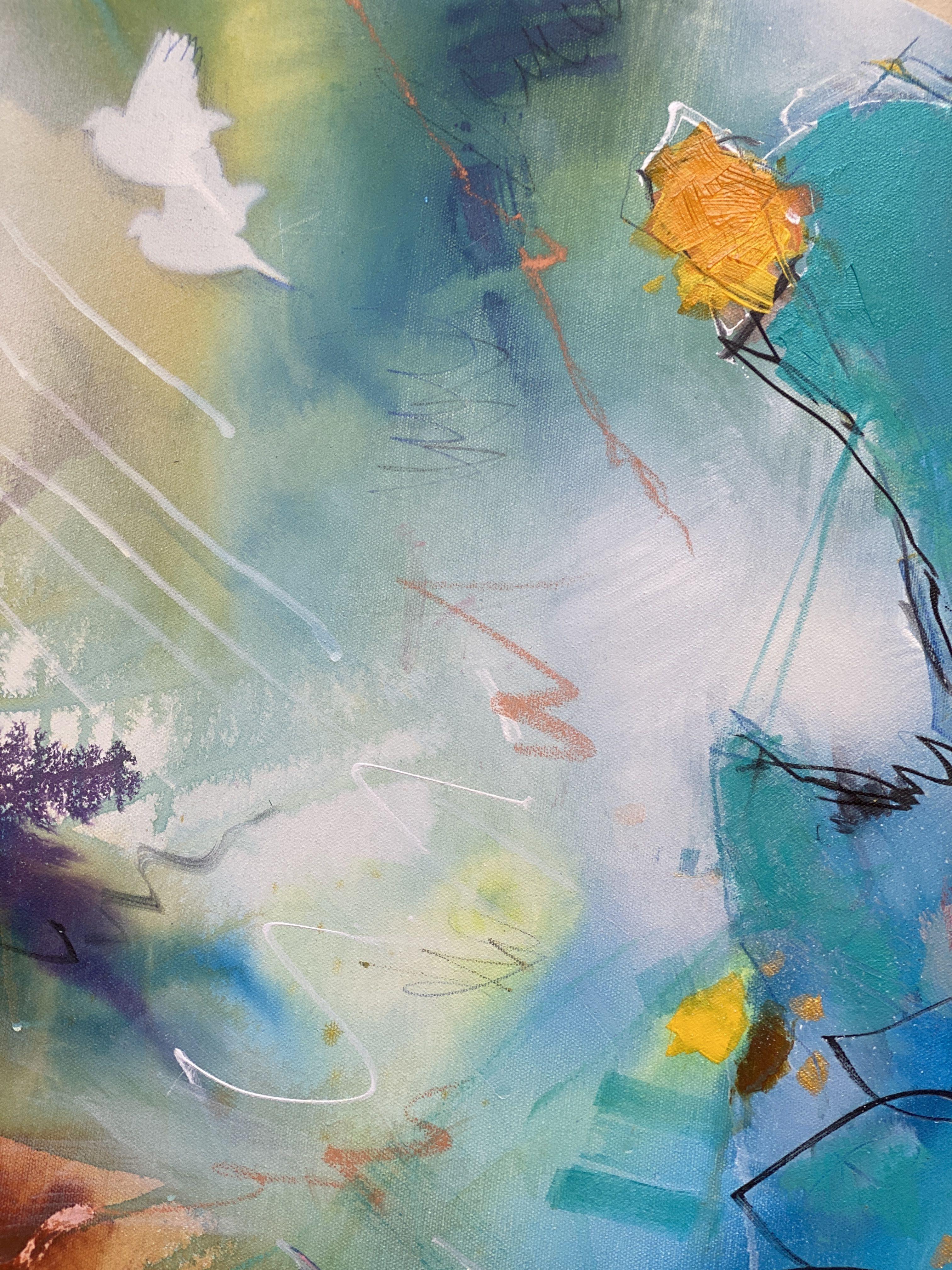 Flying Home No.7, Painting, Acrylic on Canvas 2