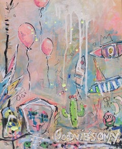 Good Vibes Only No.12, Painting, Acrylic on Canvas