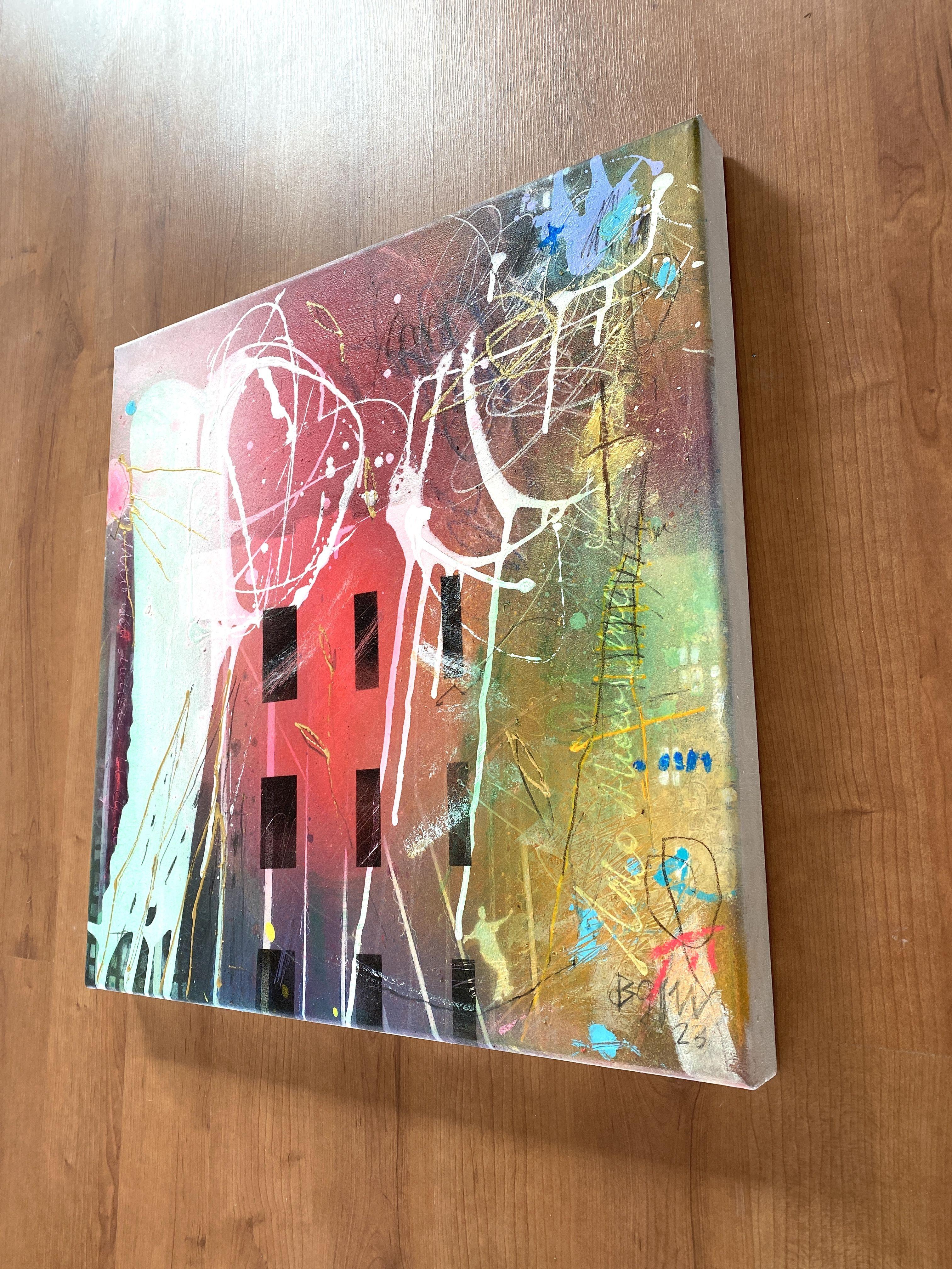 Home Is Love No.4, Painting, Acrylic on Canvas For Sale 1