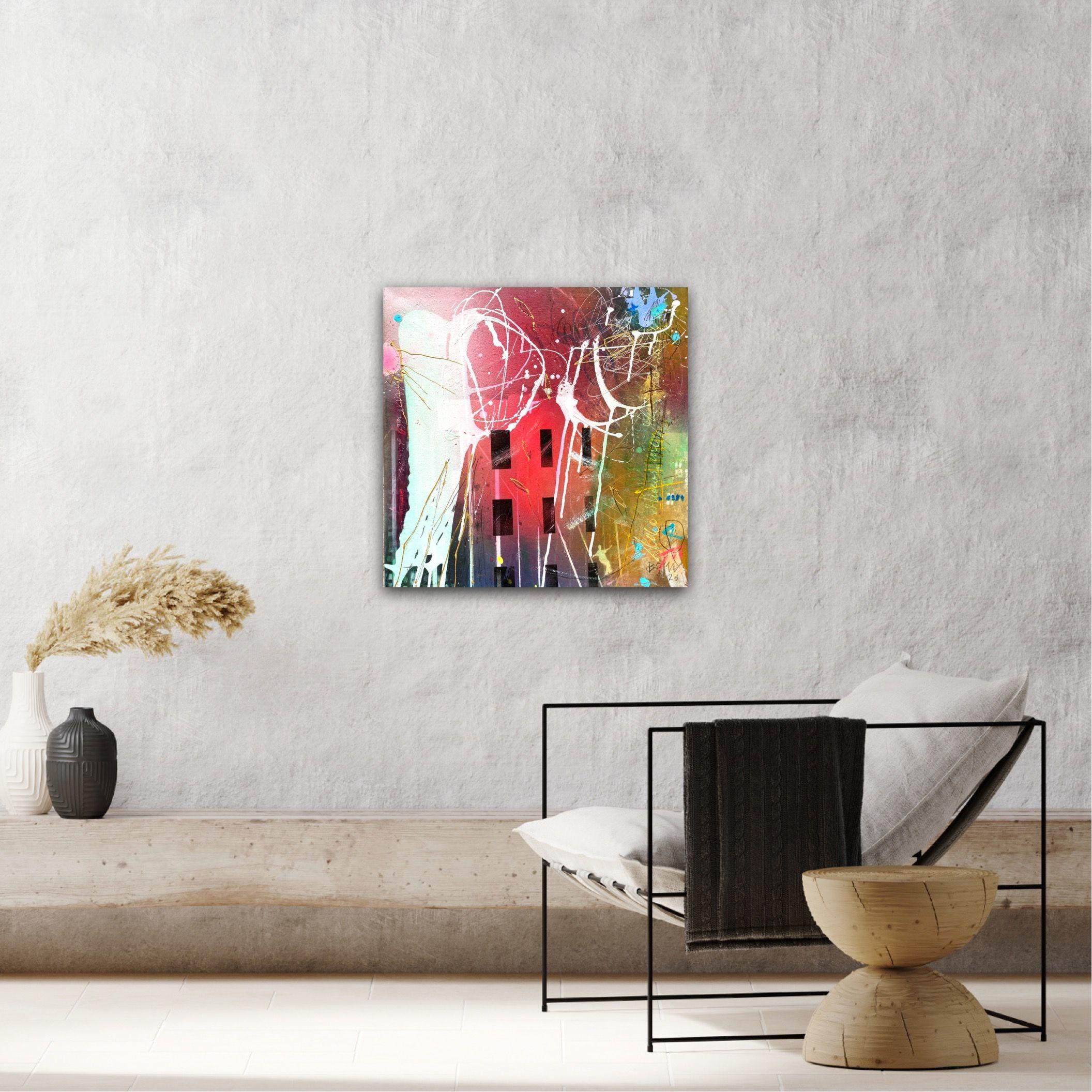 Home Is Love No.4, Painting, Acrylic on Canvas For Sale 2