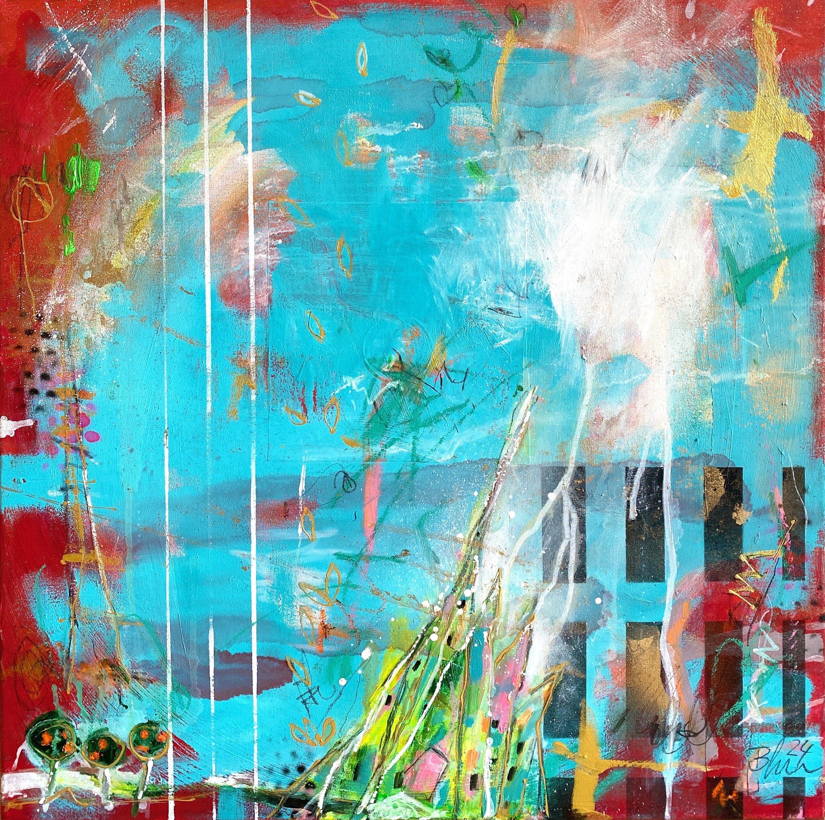 Home Is Love No.6, Painting, Acrylic on Canvas