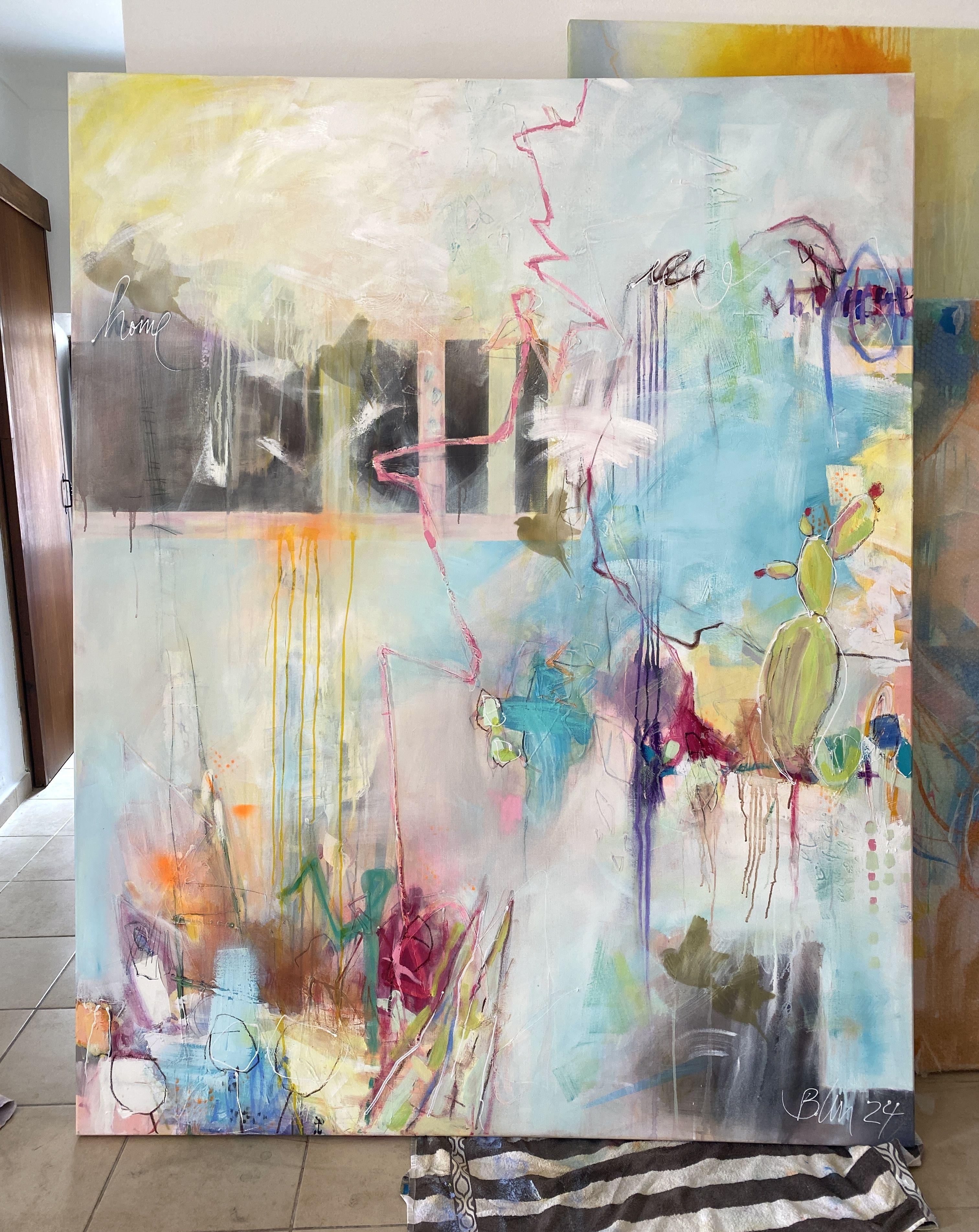 Startseite  XXL, Gemälde, Acryl auf Leinwand im Angebot 1