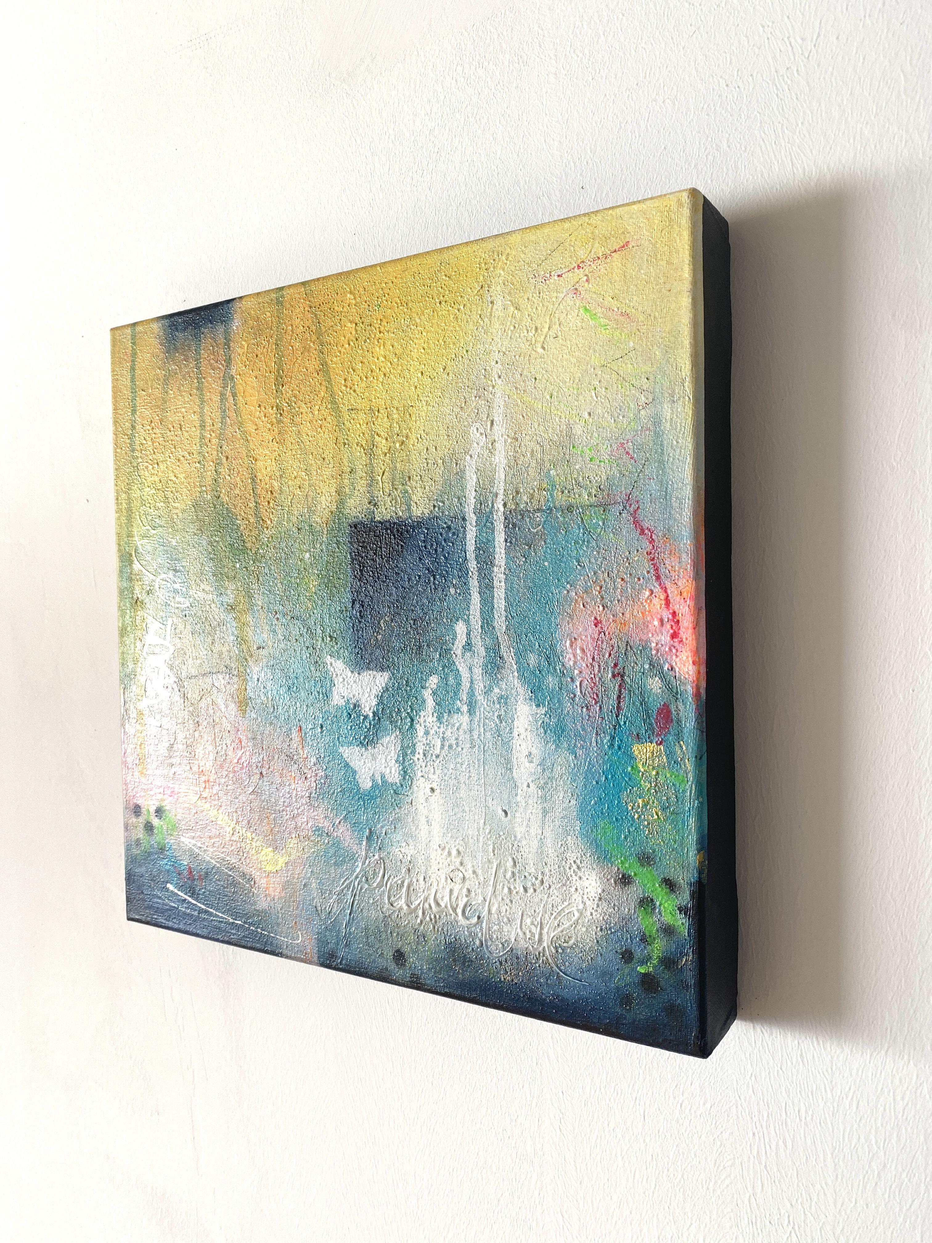 Longing for Paradise No.1, Gemälde, Acryl auf Leinwand – Painting von Bea Schubert