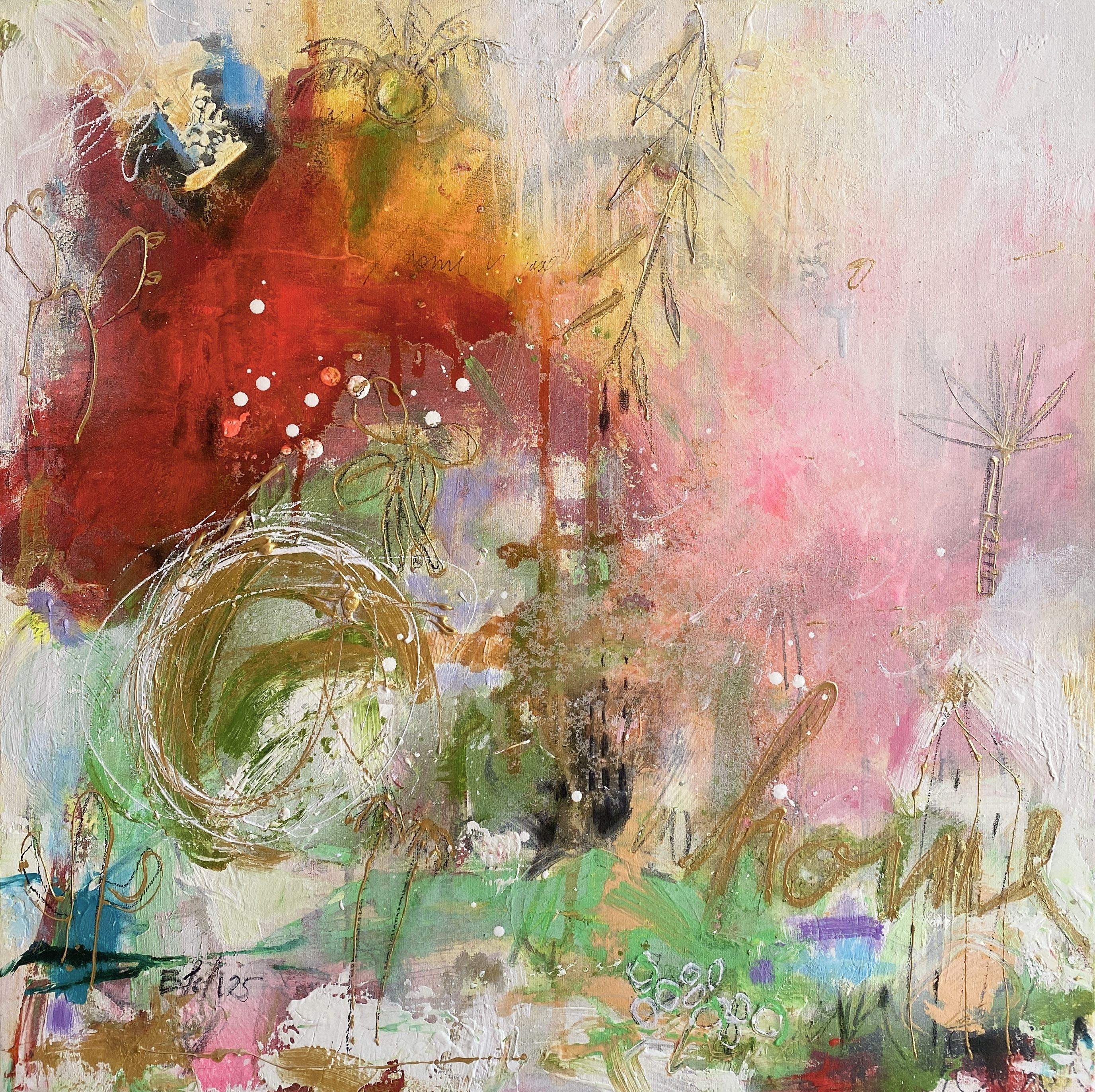 Bea Schubert Abstract Painting - My Home No.1, Painting, Acrylic on Canvas