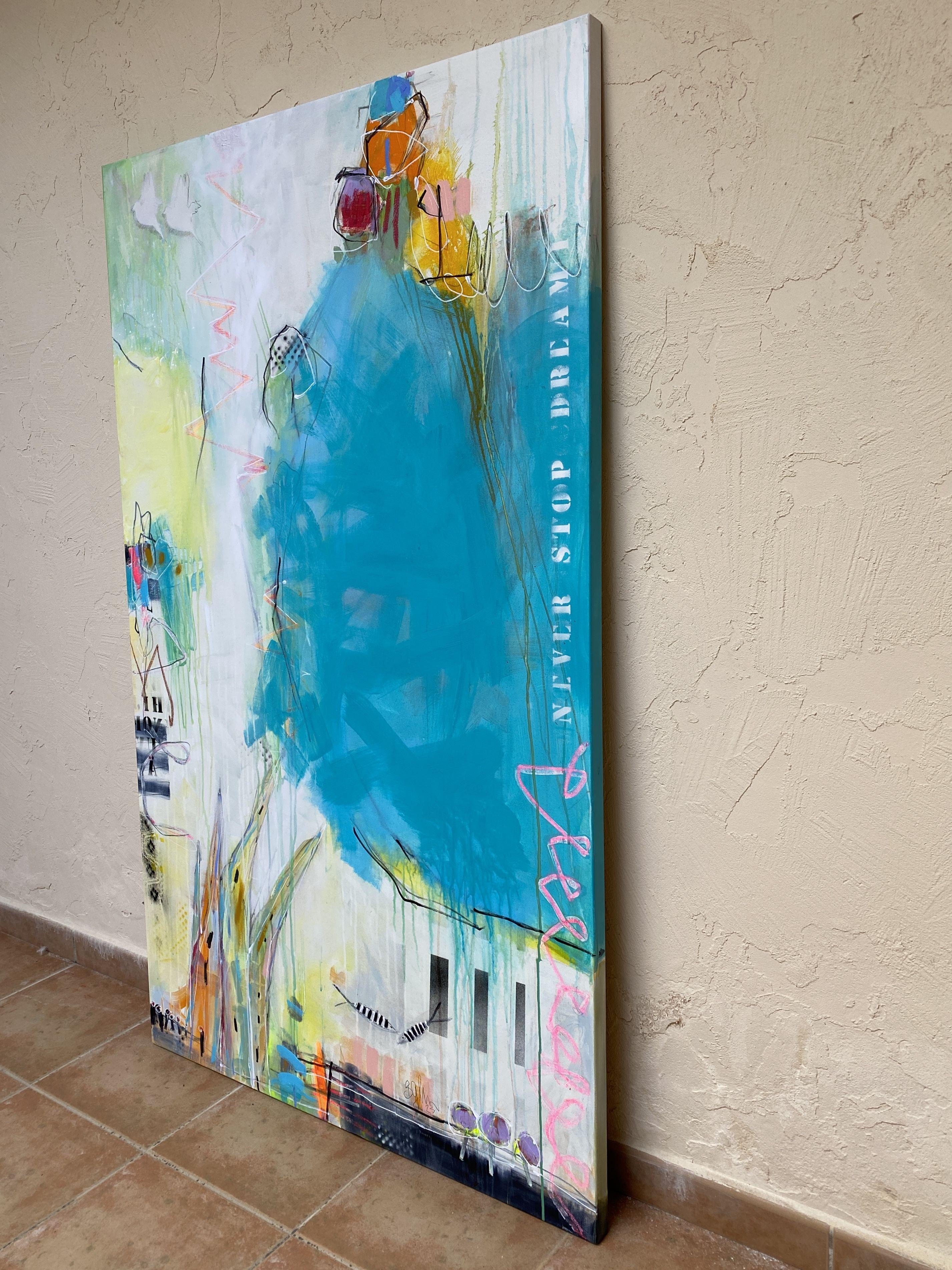 Never Stop Dreaming No.1, Painting, Acrylic on Canvas For Sale 2