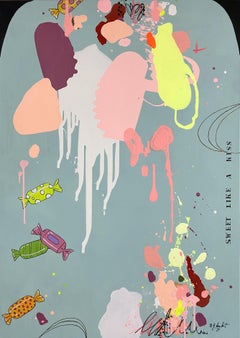 Sweet like a kiss, Painting, Acrylic on Canvas