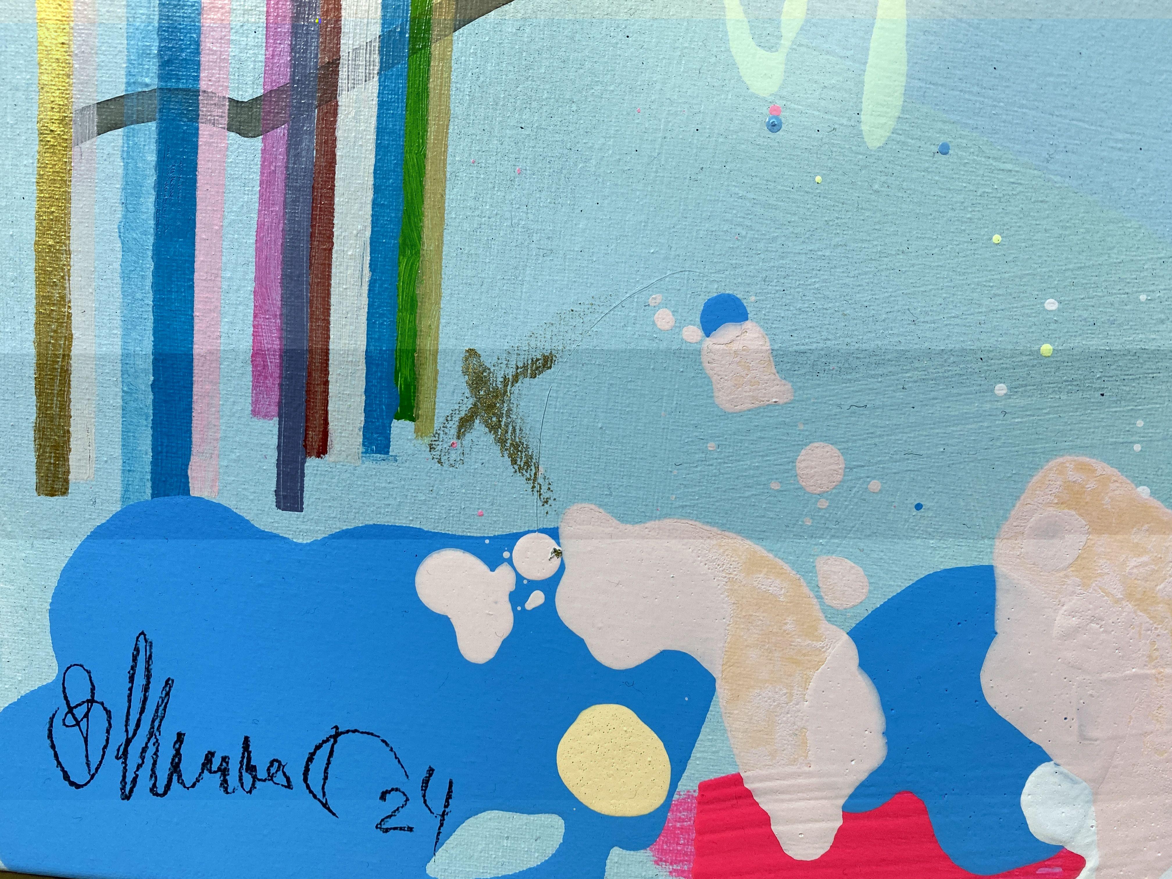The show must go on No.13, Gemälde, Acryl auf Leinwand (Pop-Art), Painting, von Bea Schubert