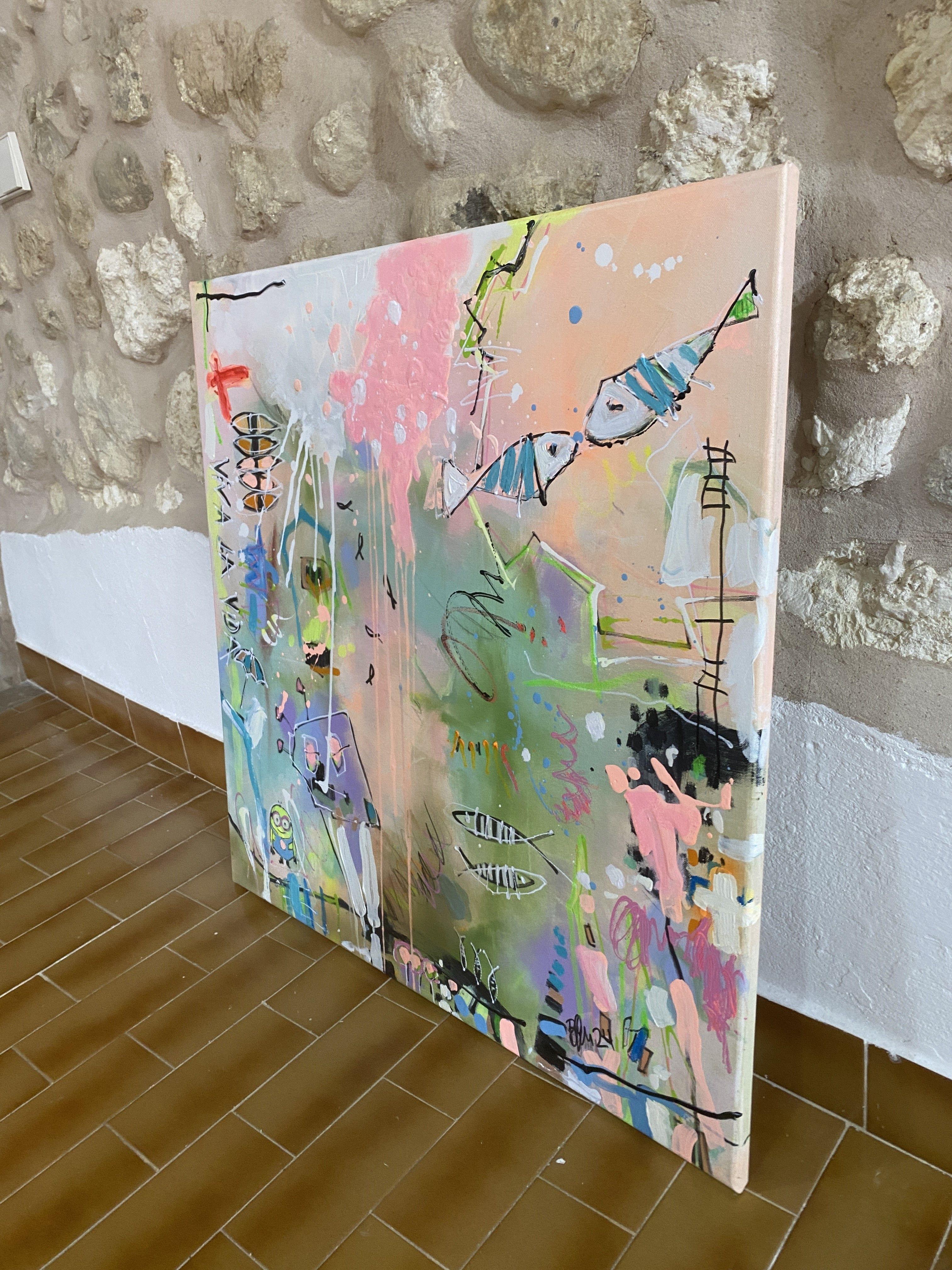 Viva La Vida No.19, Painting, Acrylic on Canvas For Sale 3