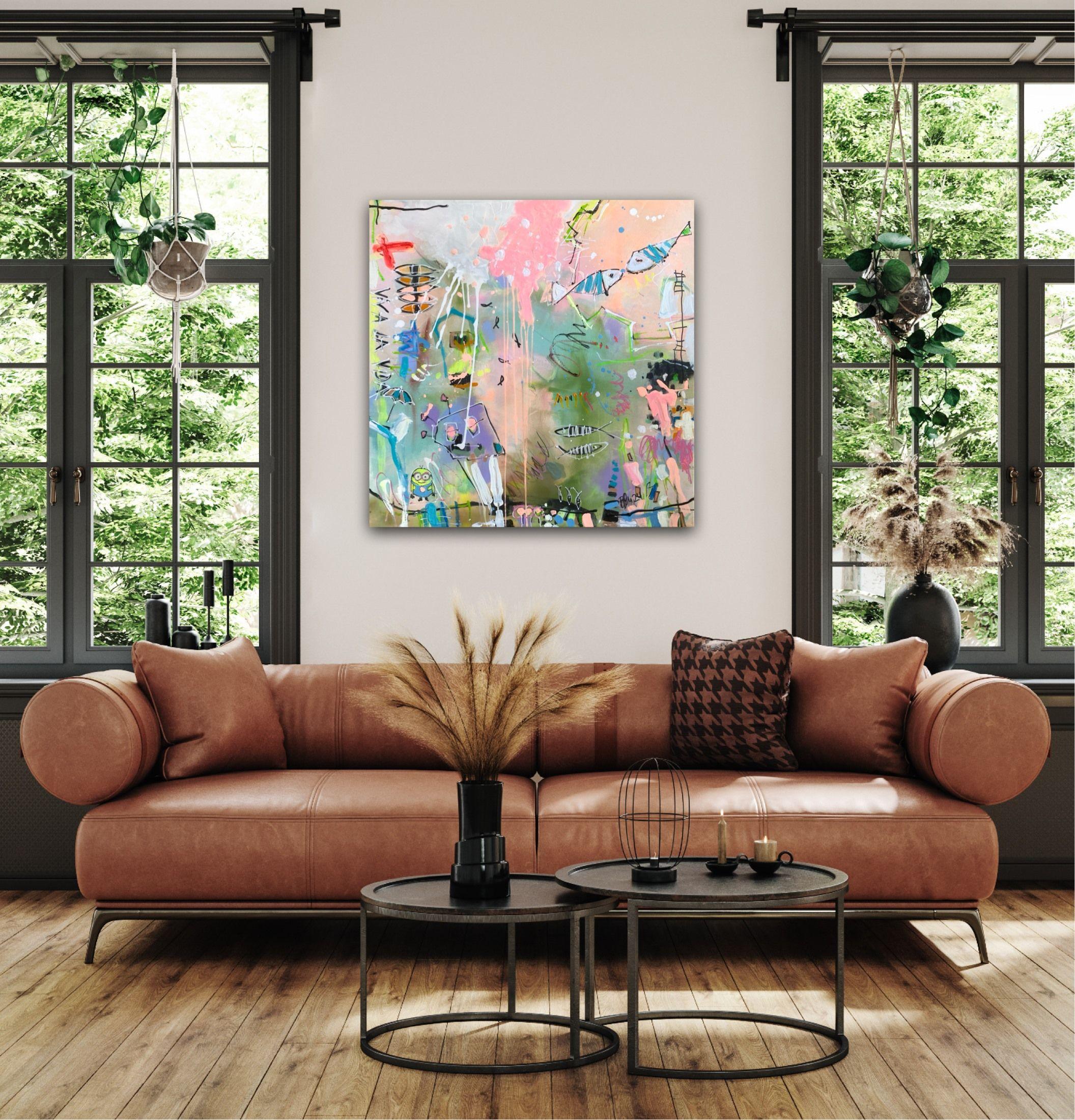 Viva La Vida No.19, Painting, Acrylic on Canvas For Sale 4
