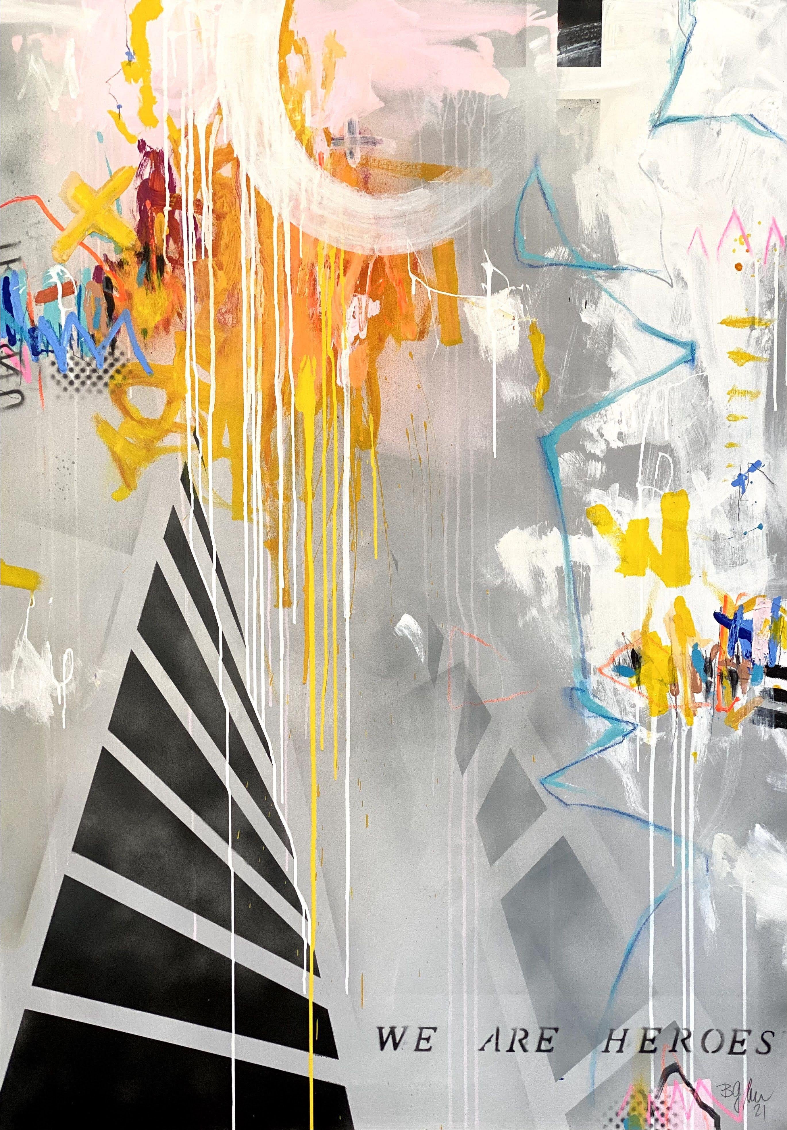We are heroes No.6, Painting, Acrylic on Canvas