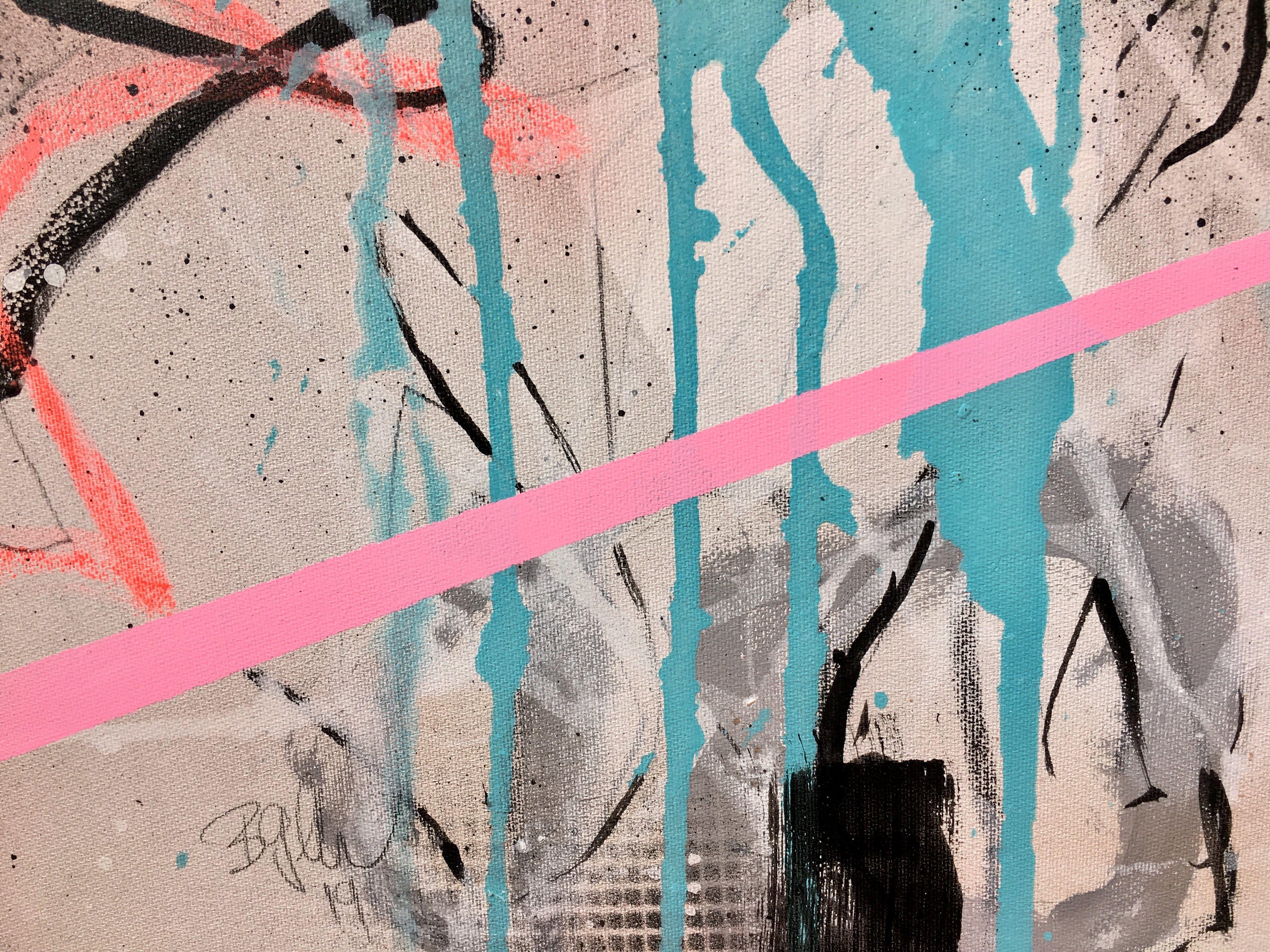 YES No.2 - inspired by Yoko Ono, Painting, Acrylic on Canvas For Sale 3