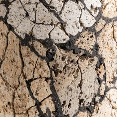 Bea Vase Jug, Handmade Textured Terracotta Organic Shape in Bronze