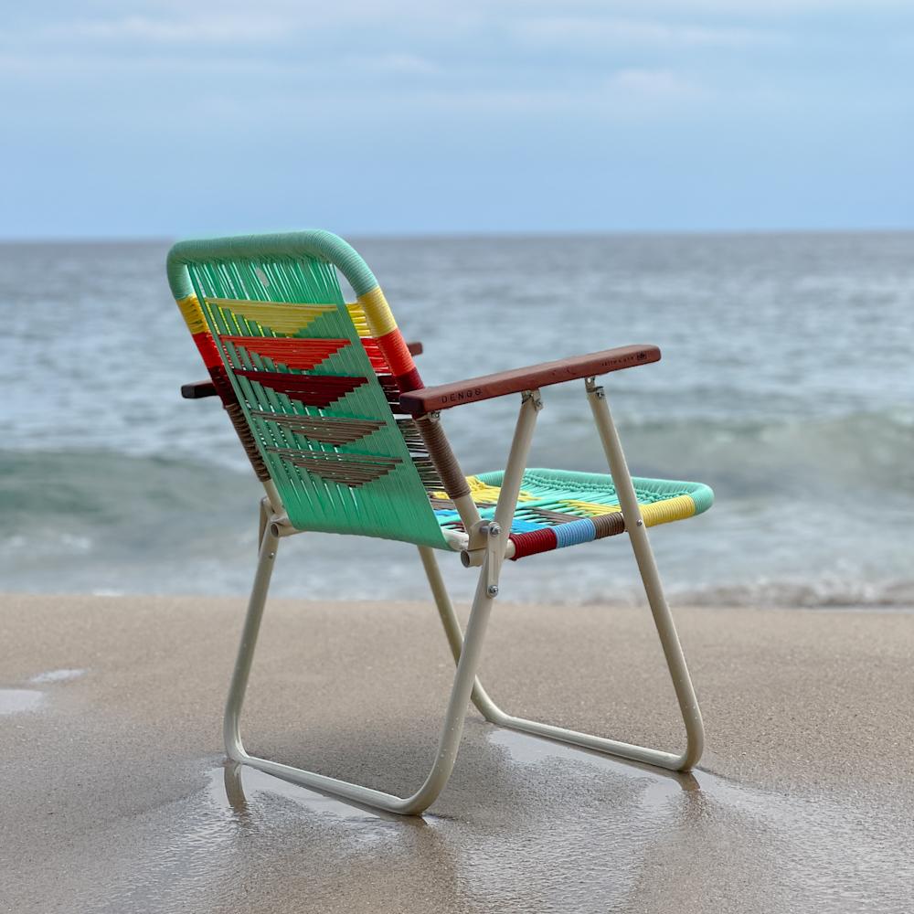 Beach armchair Japú Trama 5 Outdoor area Garden and Lawn - Dengô Brasil For Sale 4