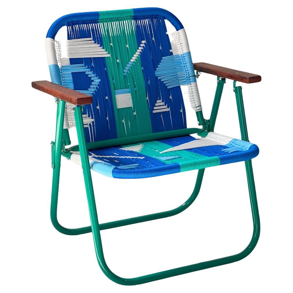 Beach armchair Japú Trama 8 Outdoor area Garden and Lawn - Dengô Brasil For Sale