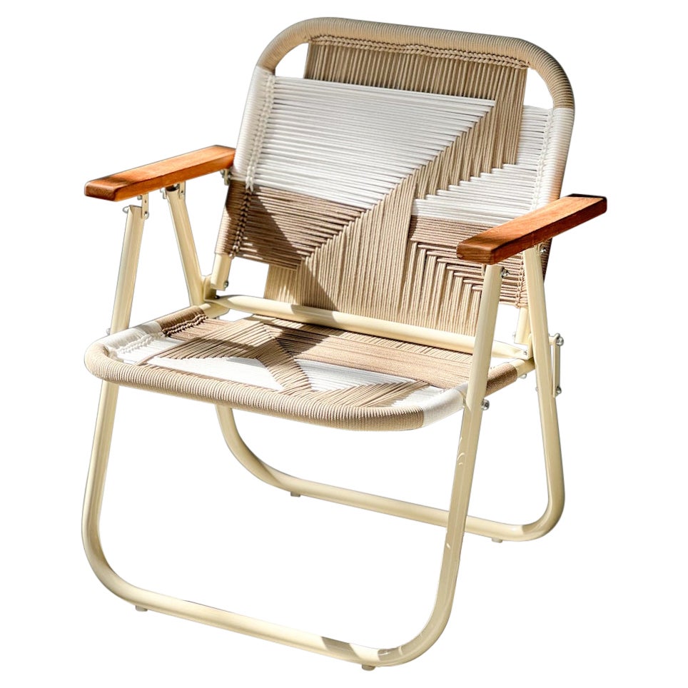 Beach armchair Japú Trama Classic 1 Outdoor area Garden and Lawn - Dengô Brasil For Sale