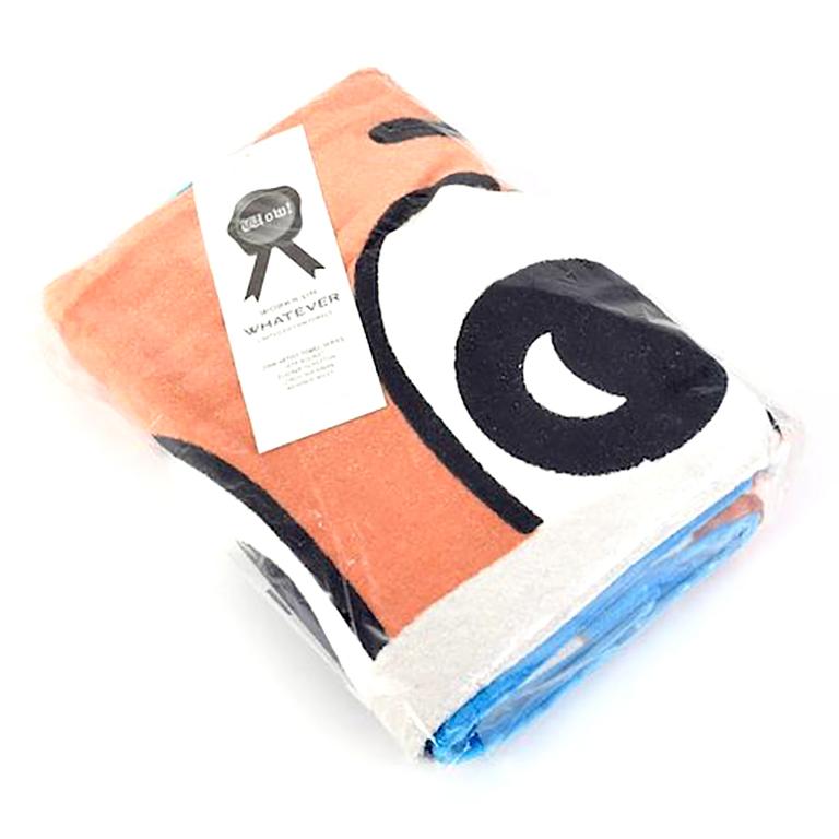 Oversized beach/bath towel
100% cotton
Measures: 70 x 60 inches
limited edition
original packaging with tags
machine washable

The Artist Towel Series features limited edition towels by an incredible selection of internationally known