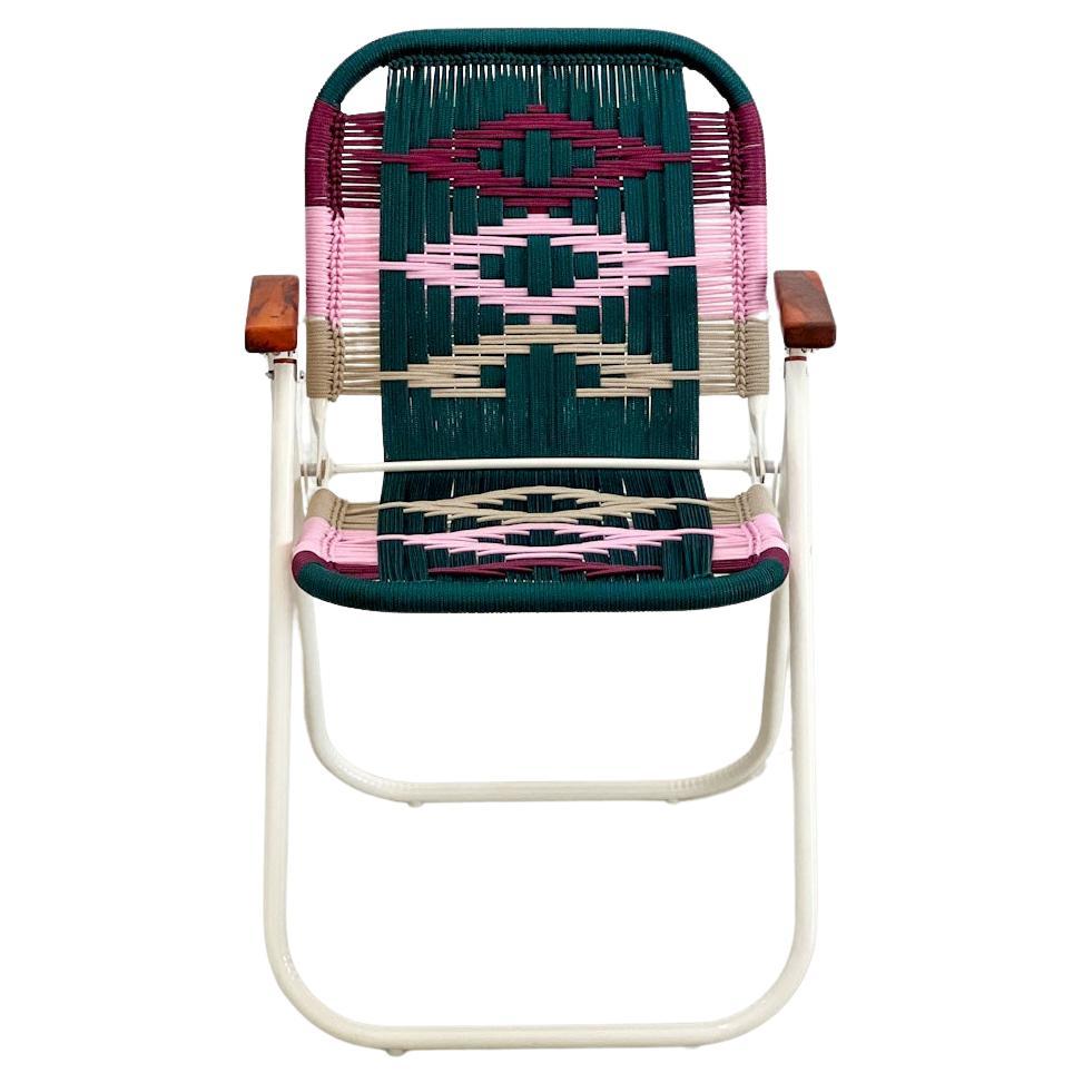 Beach chair high Japú Trama 3  - Outdoor area Garden and Lawn Dengô Brasil For Sale