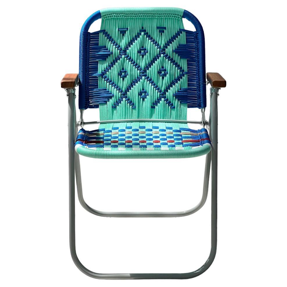 Chaise de plage haute Japú Trama 4 - Espace extérieur Jardin et pelouse Dengô Brasil en vente