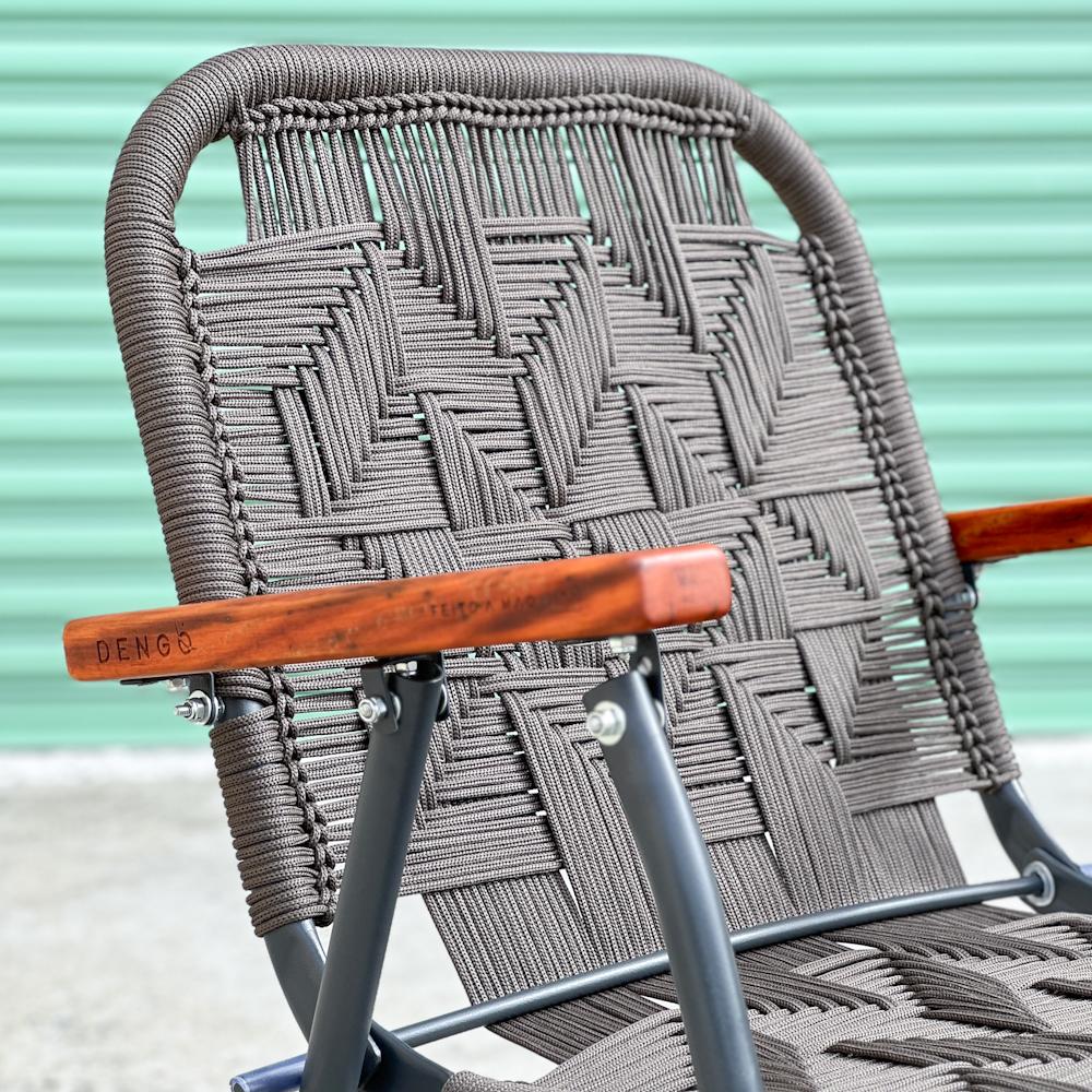 Cord Beach chair Japú  Trama 10  - Outdoor area Garden and Lawn Dengô Brasil For Sale