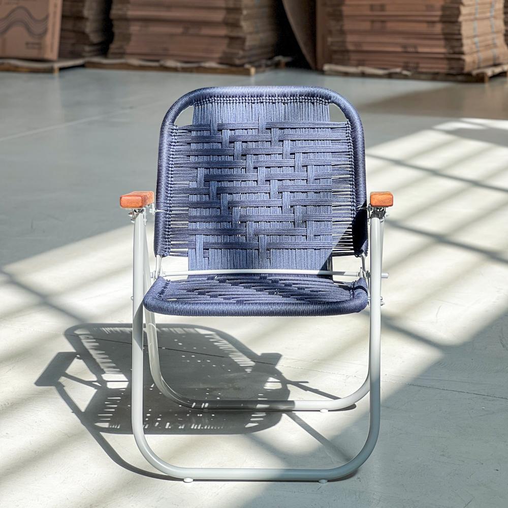 - Trama 11 - main color: navy - secondary color: navy
structure color: cinza sensação

beach chair, country chair, garden chair, lawn chair, camping chair, folding chair, stylish chair, funky chair

DENGÔ -
A handmade work, which takes all our love