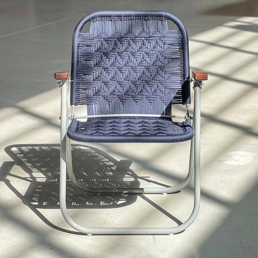 - Trama 12 - main color: navy - secondary color: navy
structure color: cinza sensação

beach chair, country chair, garden chair, lawn chair, camping chair, folding chair, stylish chair, funky chair

DENGÔ -
A handmade work, which takes all our love