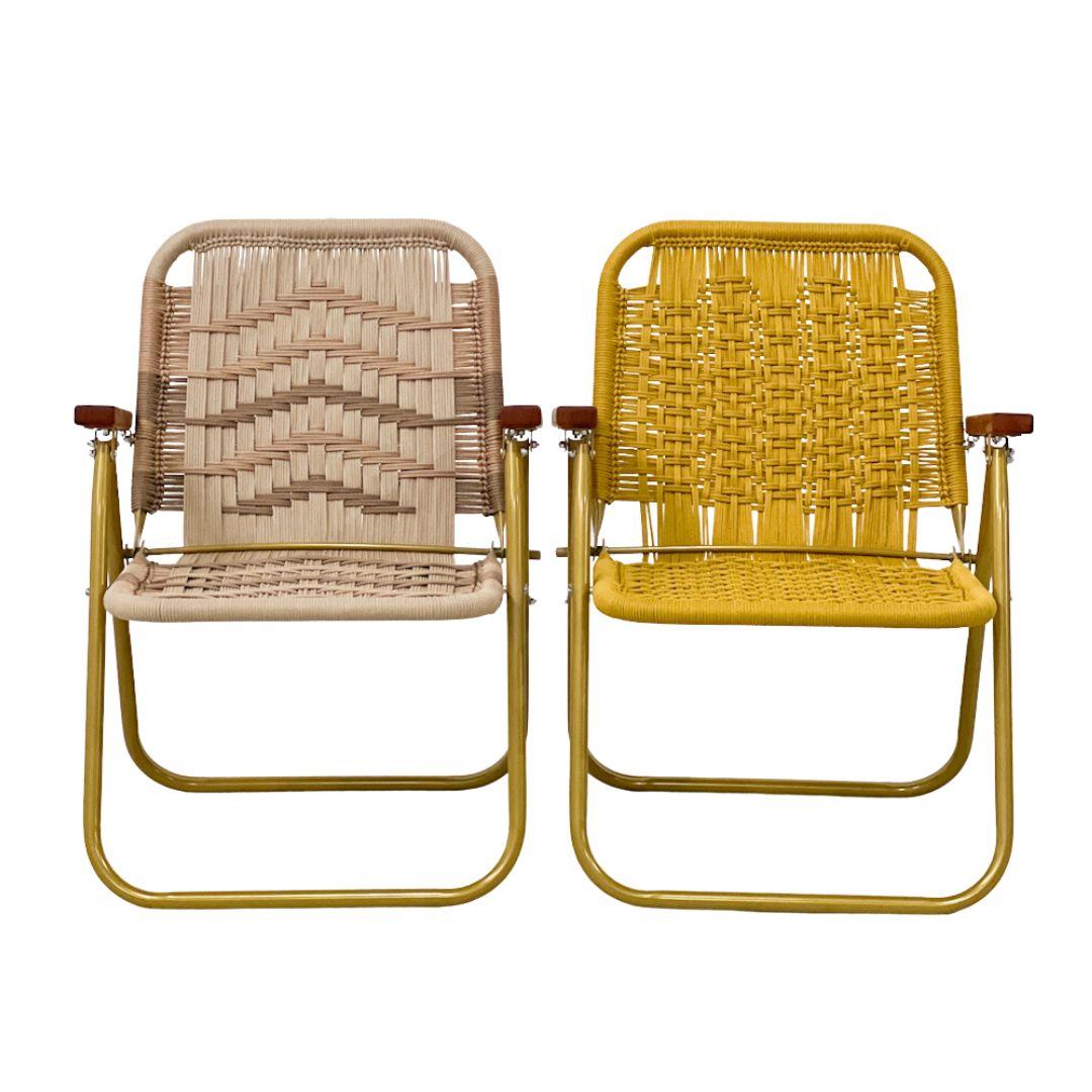 Contemporary Beach chair Japú  Trama 6  - Outdoor area Garden and Lawn Dengô Brasil For Sale