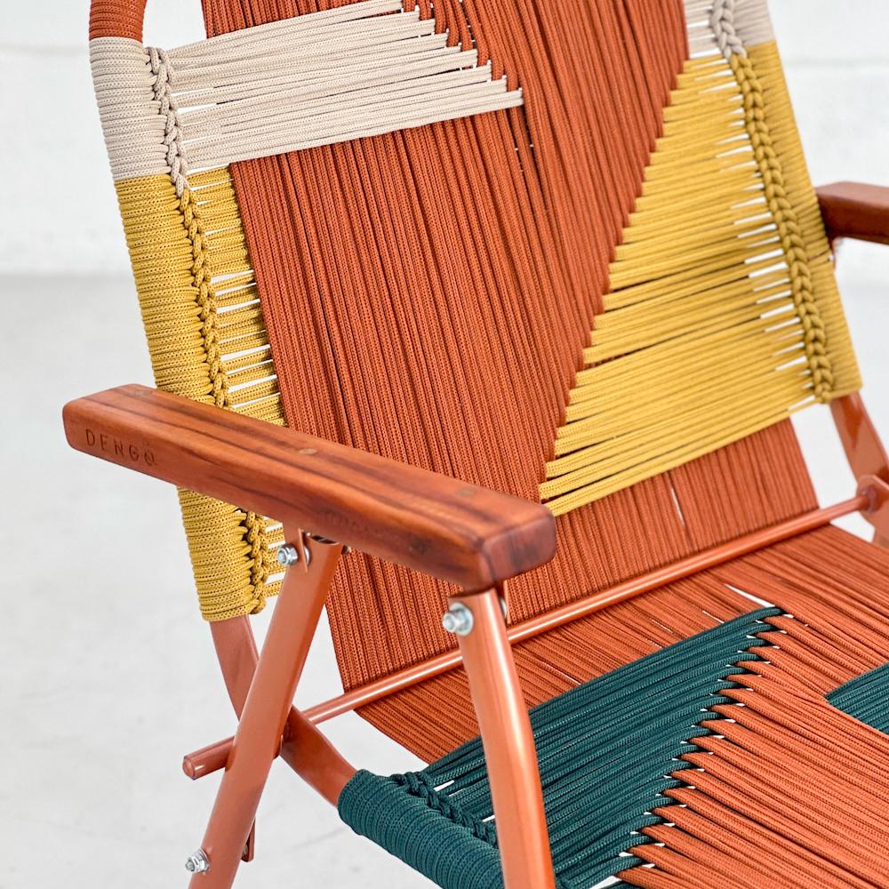 Contemporary Beach chair Japú Trama 7  - Outdoor area Garden and Lawn Dengô Brasil For Sale