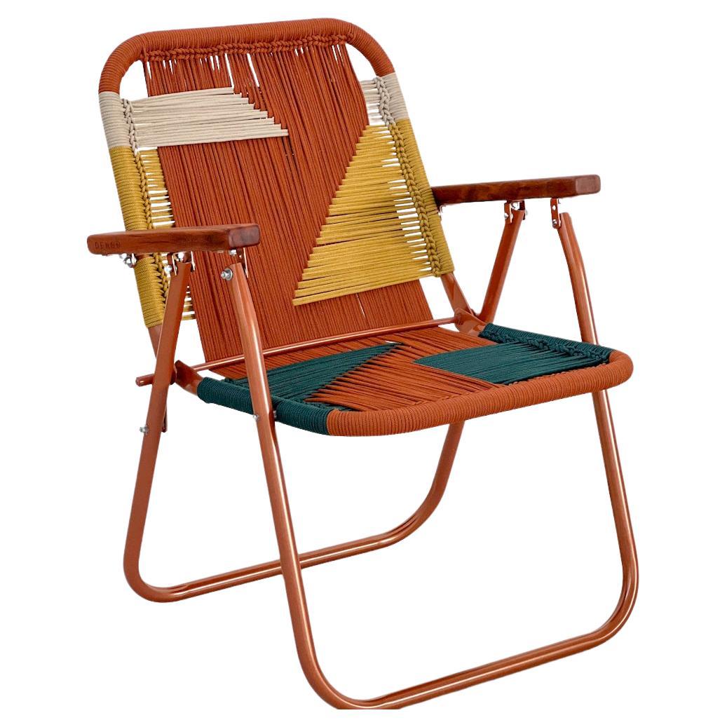 Beach chair Japú Trama 7  - Outdoor area Garden and Lawn Dengô Brasil For Sale