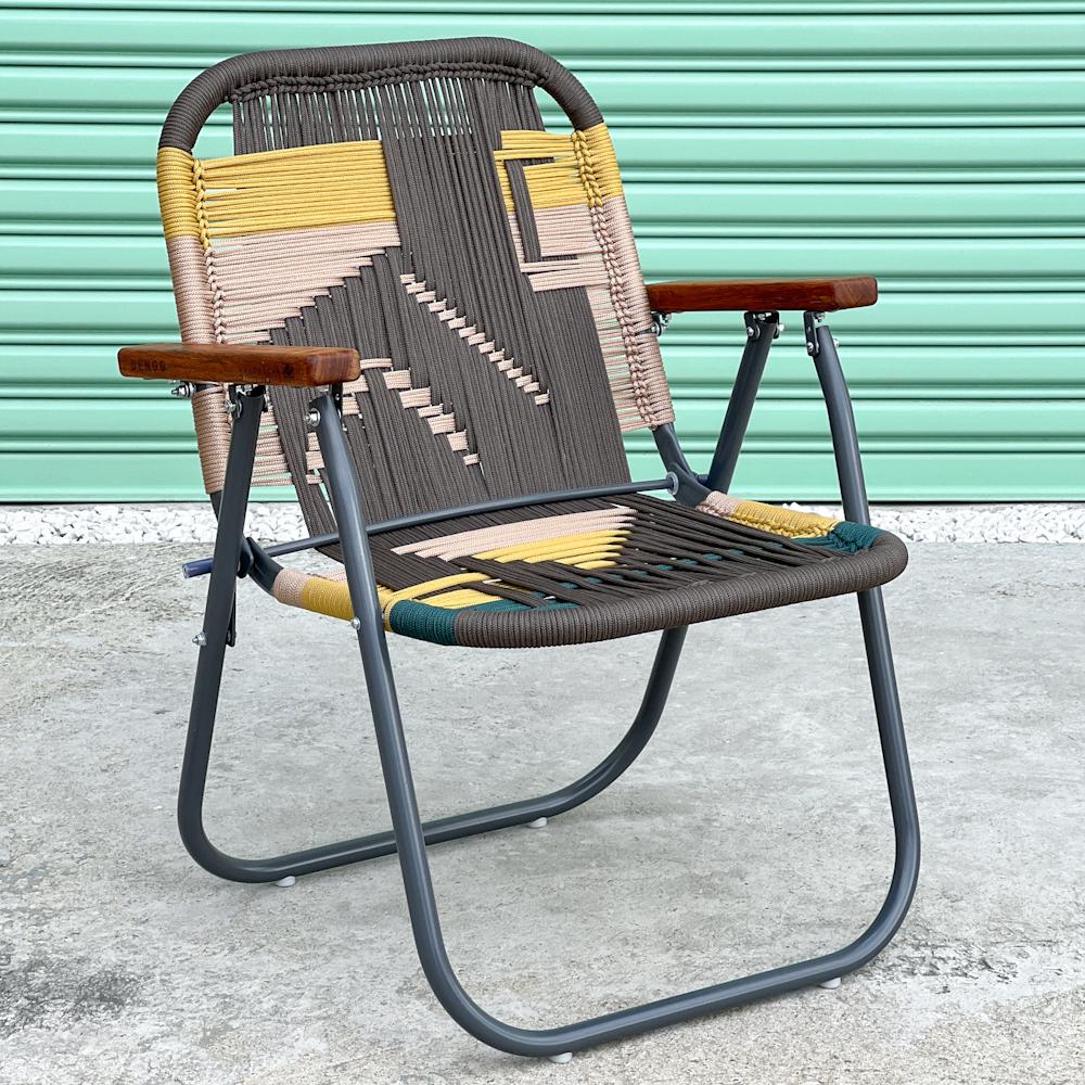 Contemporary Beach chair Japú Trama 8  - Outdoor area Garden and Lawn Dengô Brasil For Sale