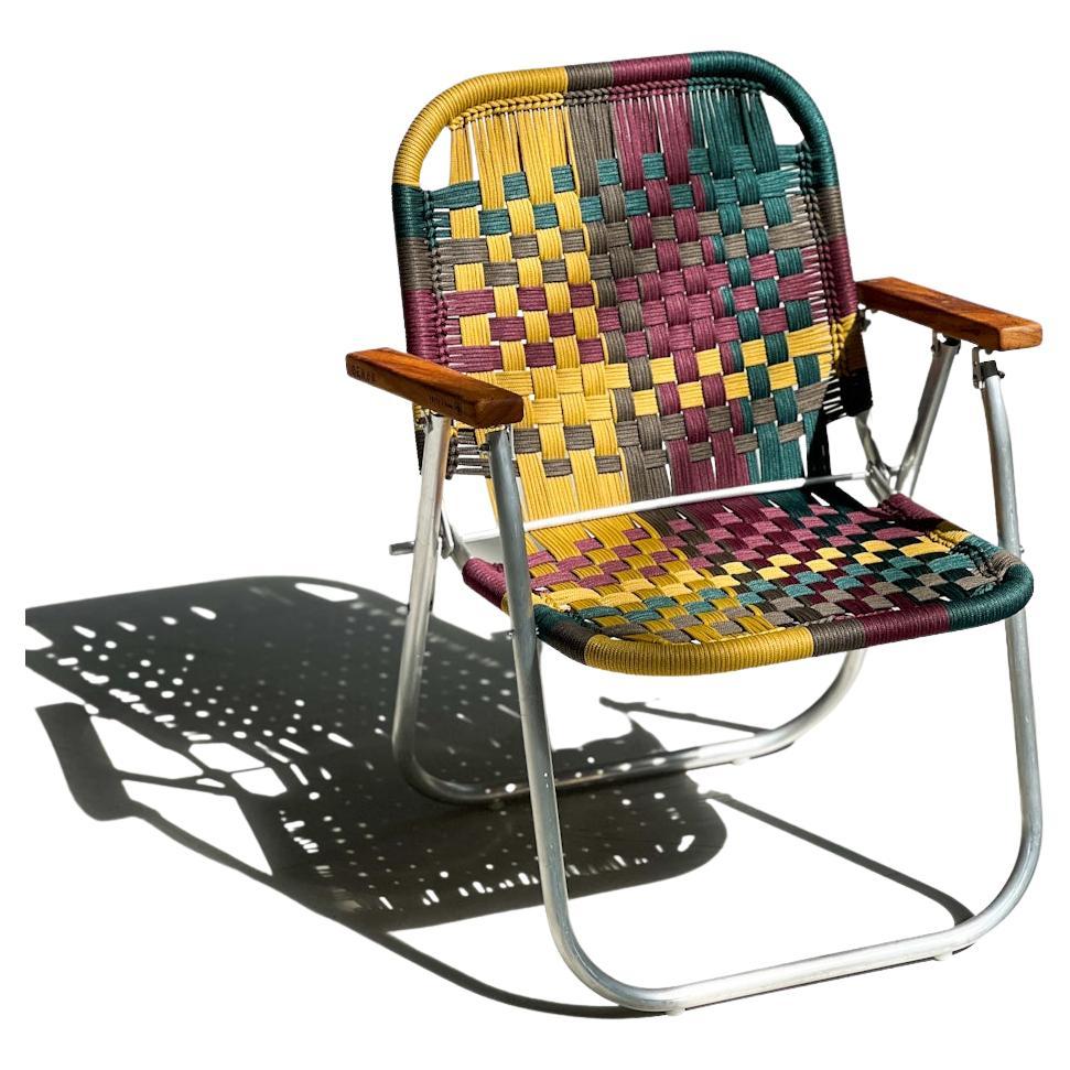 Beach chair Japú Trama 9 - Outdoor area - Garden and Lawn - Dengô Brasil For Sale