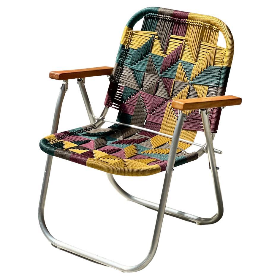 Beach chair Japú Trama 10 - Outdoor area - Garden and Lawn - Dengô Brasil  For Sale