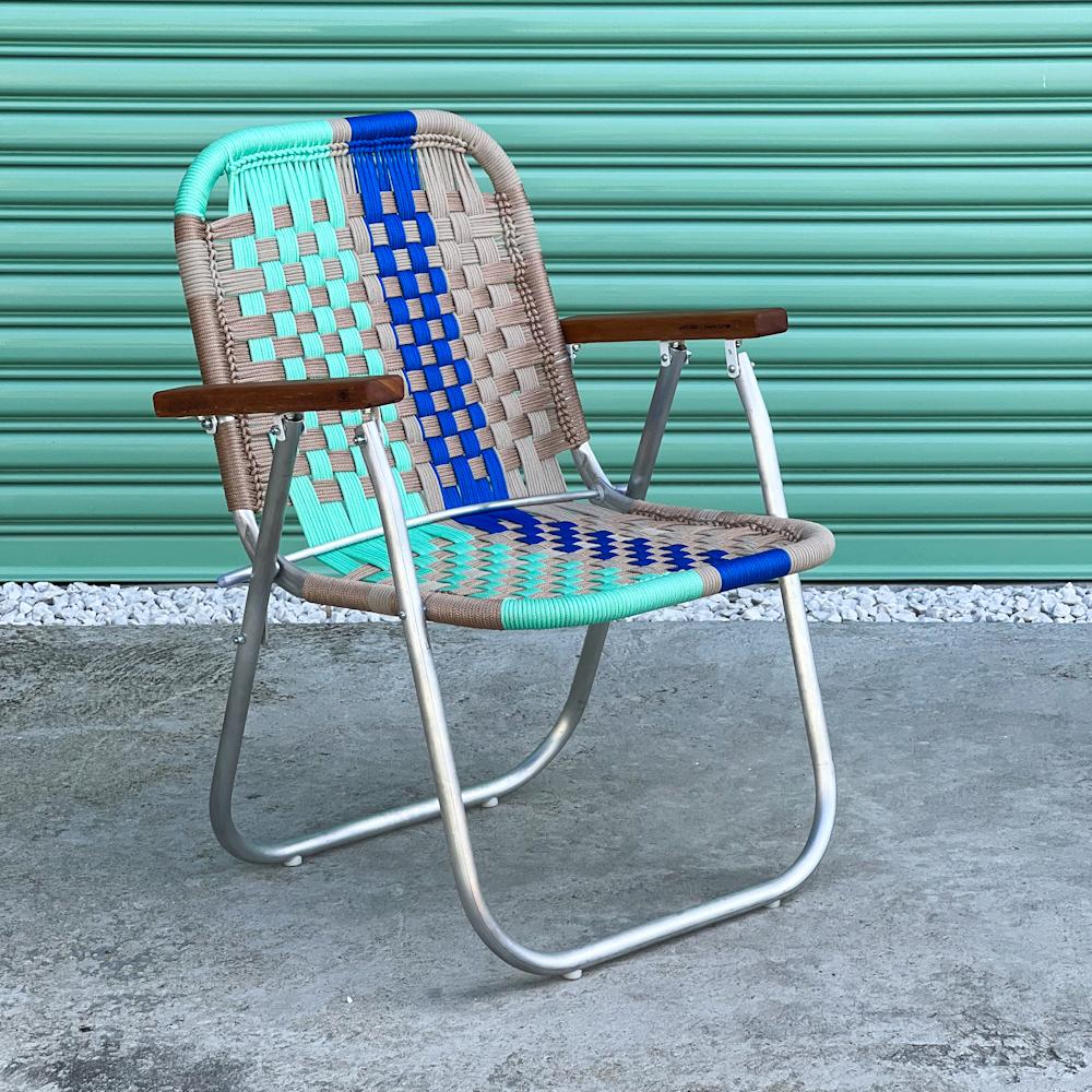 Contemporary Beach chair Japú Trama 9 - Outdoor area - Garden and Lawn - Dengô Brasil  For Sale