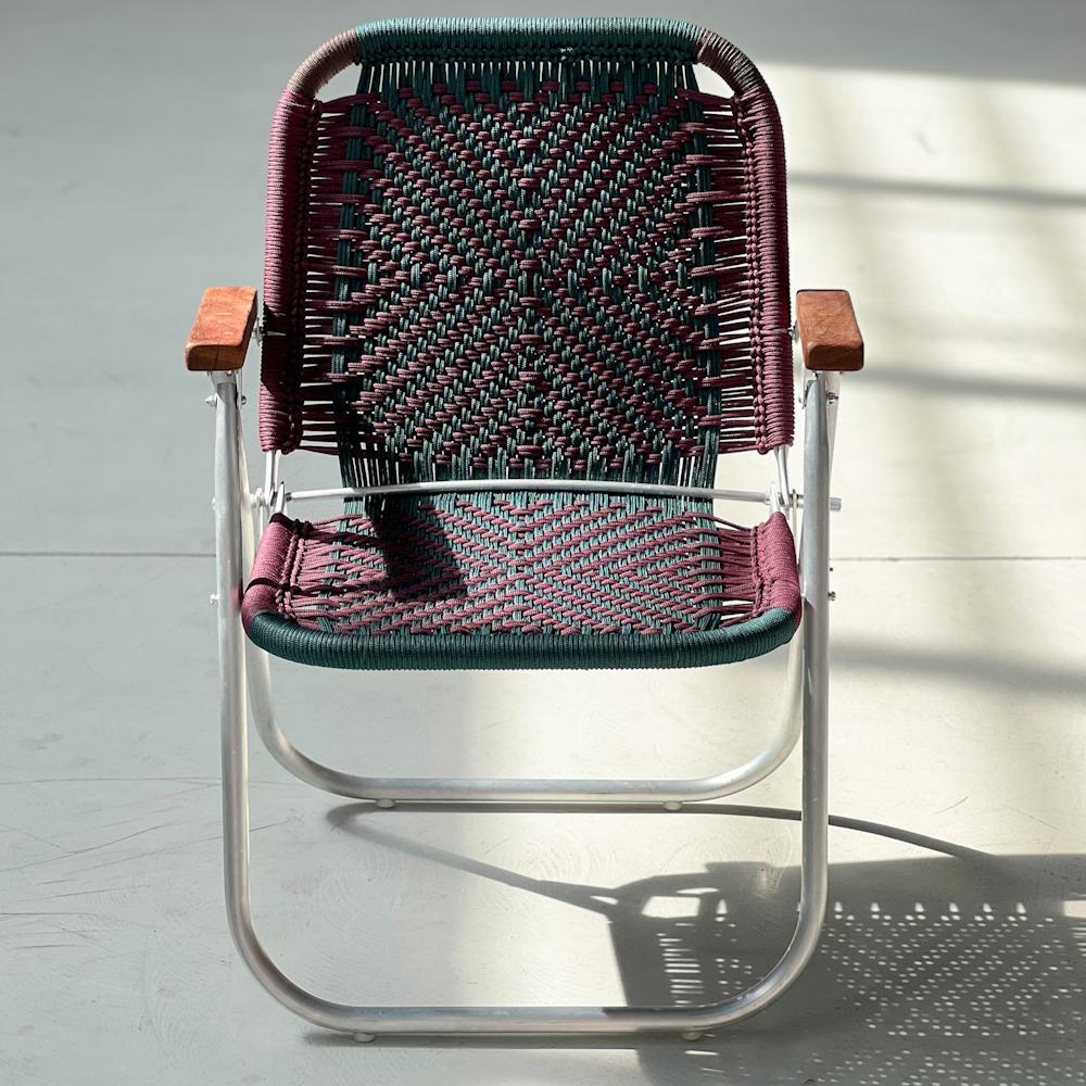 Contemporary Beach chair Japú Trama Lia - Outdoor area - Garden and Lawn - Dengô Brasil  For Sale