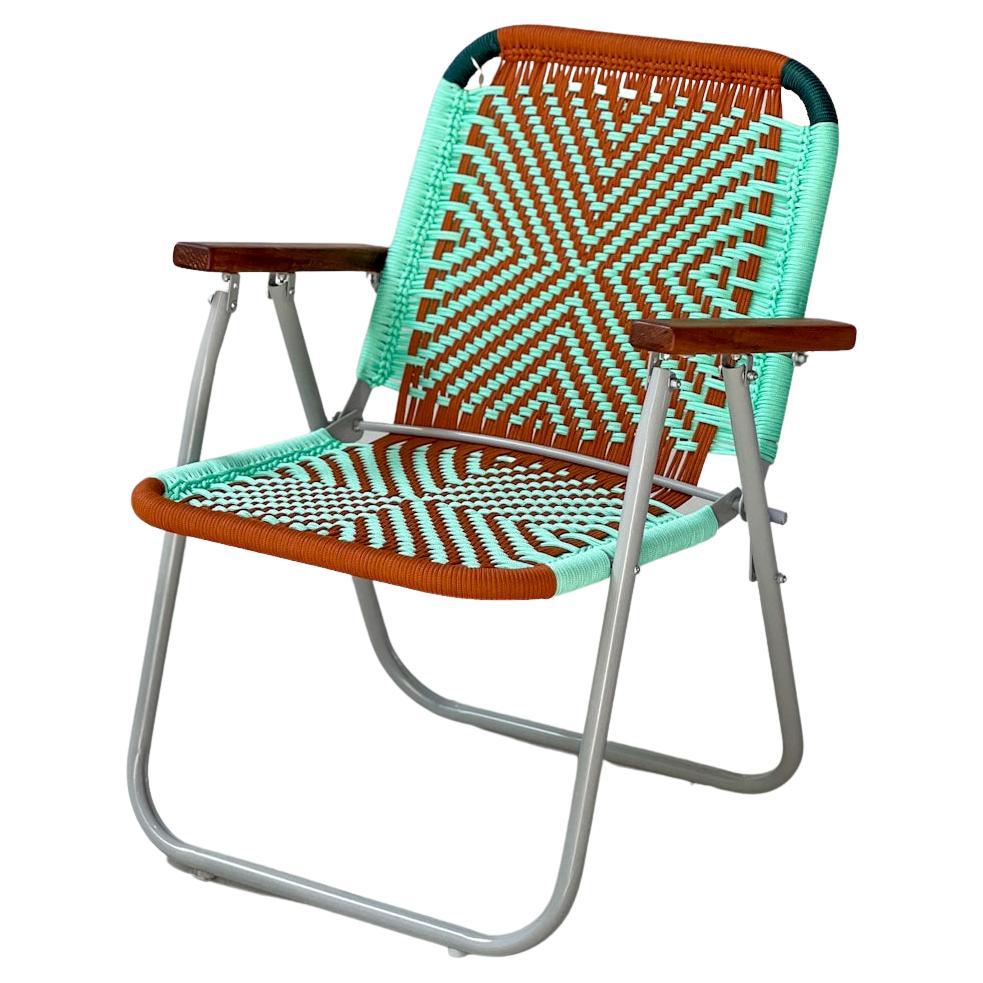 Beach chair Japú - Trama Lia  - Outdoor area Garden and Lawn Dengô Brasil For Sale