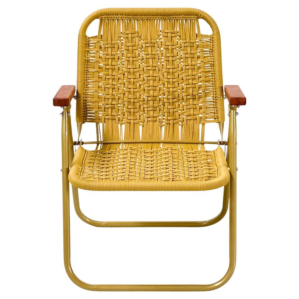 Beach chair Japú Trama Orla  - Outdoor area Garden and Lawn Dengô Brasil For Sale