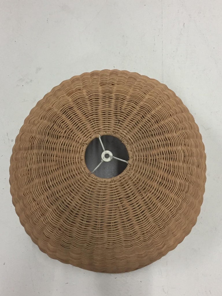 Beach House Chic Wicker Floor Lamp at 1stDibs beach house floor lamps