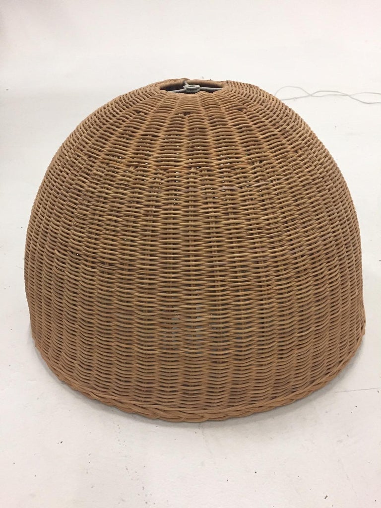 Beach House Chic Wicker Floor Lamp at 1stDibs beach house floor lamps