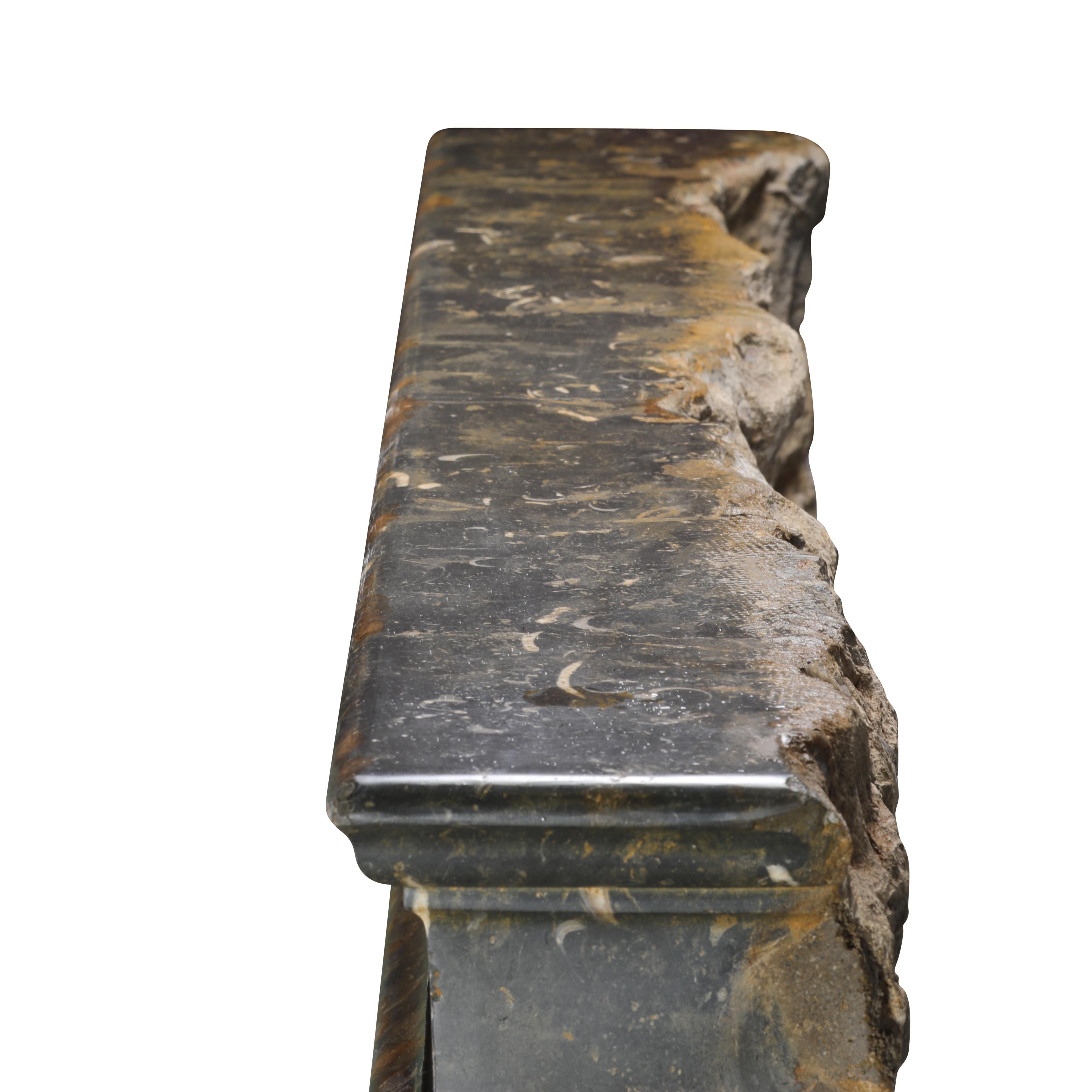Beach House Fireplace With Shells - Early 17th‑C. - French Excellence For Sale 1