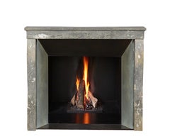 Beach House Stone Fireplace Surround From France With Fossils