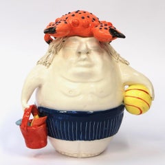 Beach Lover Lobster Dekorativer Tafelaufsatz, handgefertigt, Italien, 2020, handgefertigt