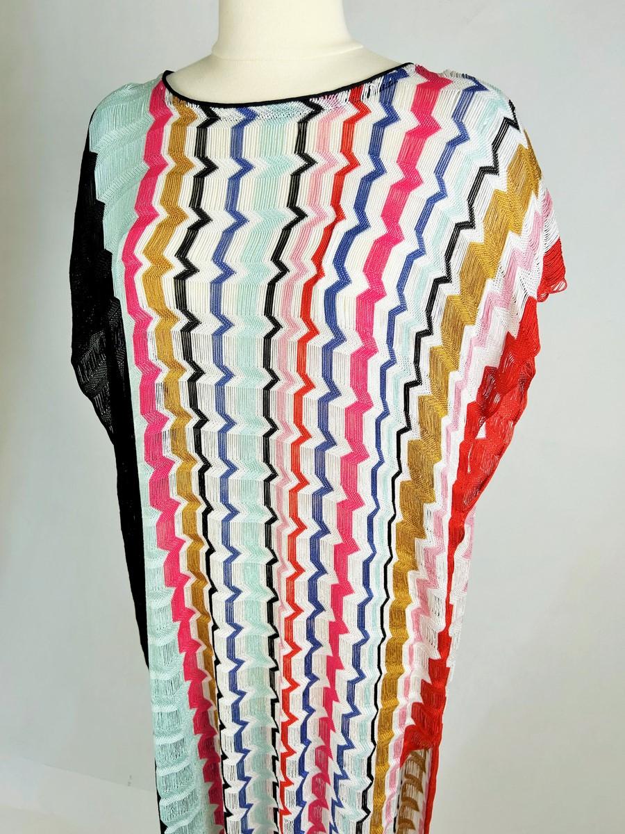 Beige Beach or house dress by Missoni Mare - 2010s For Sale