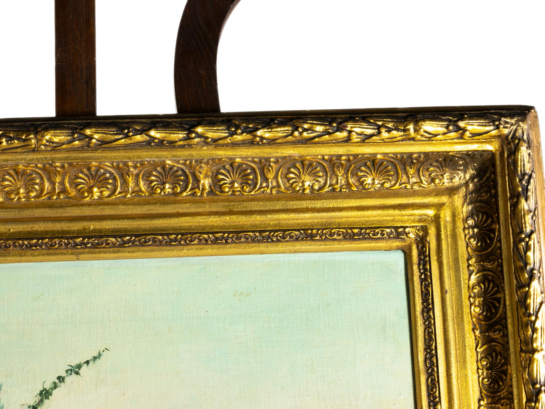 Barbizon School Beach Painting By Auguste Michel Nobillet, 19th Century For Sale