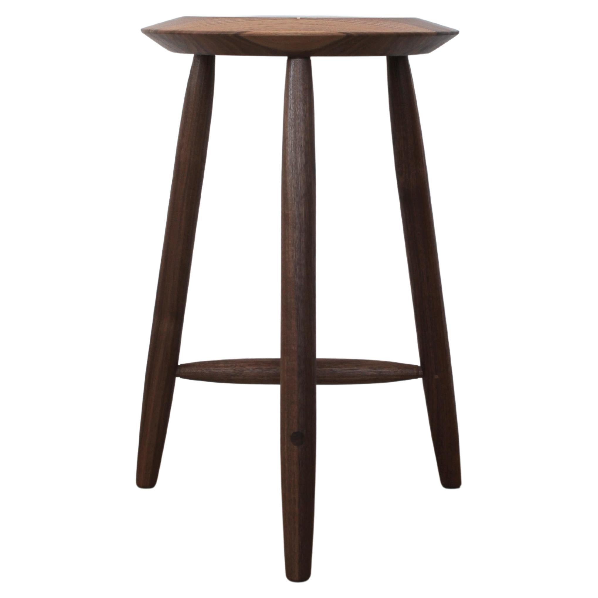 Beachcomber Counter Stool in Walnut in Stock