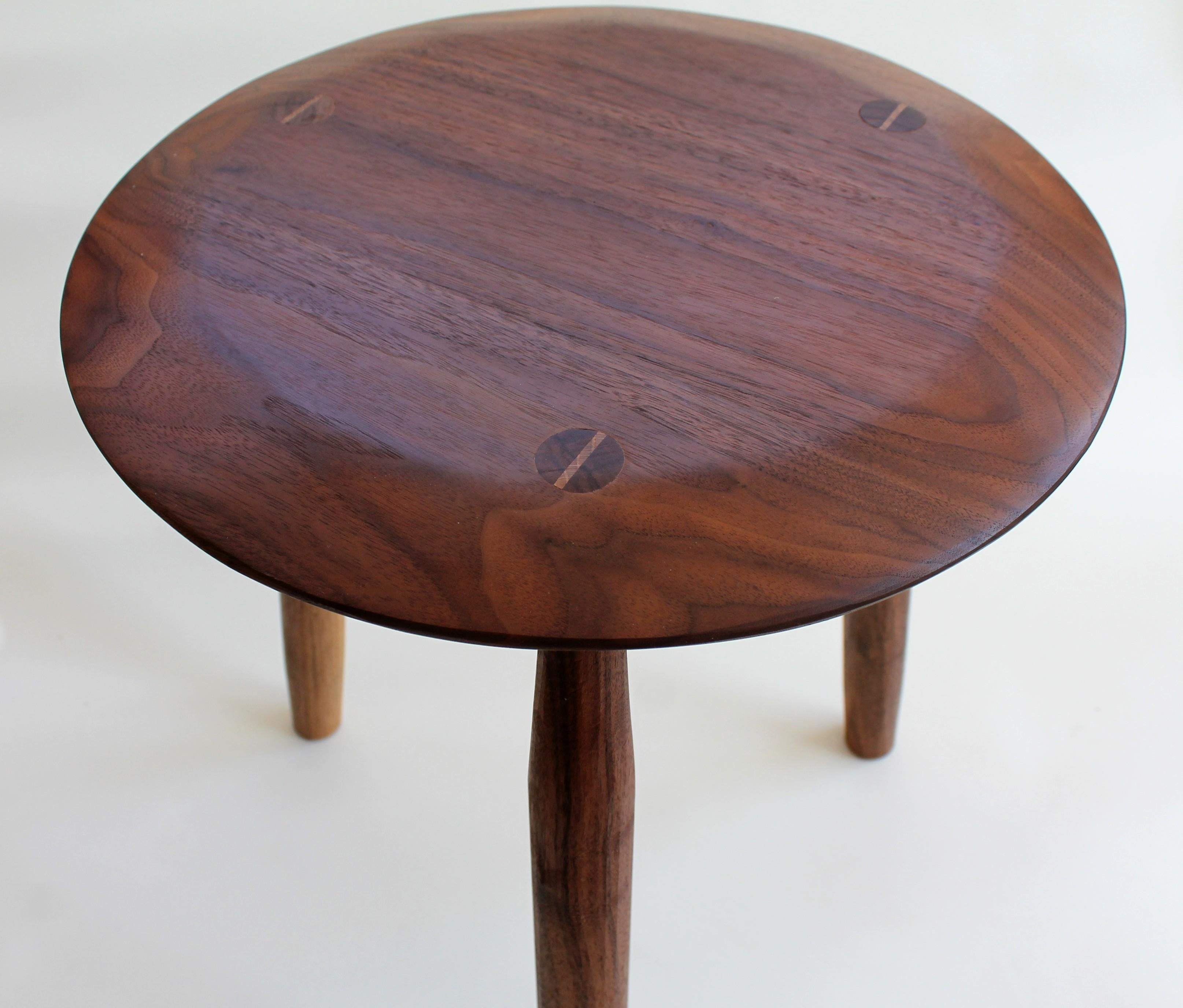 small wooden milking stool