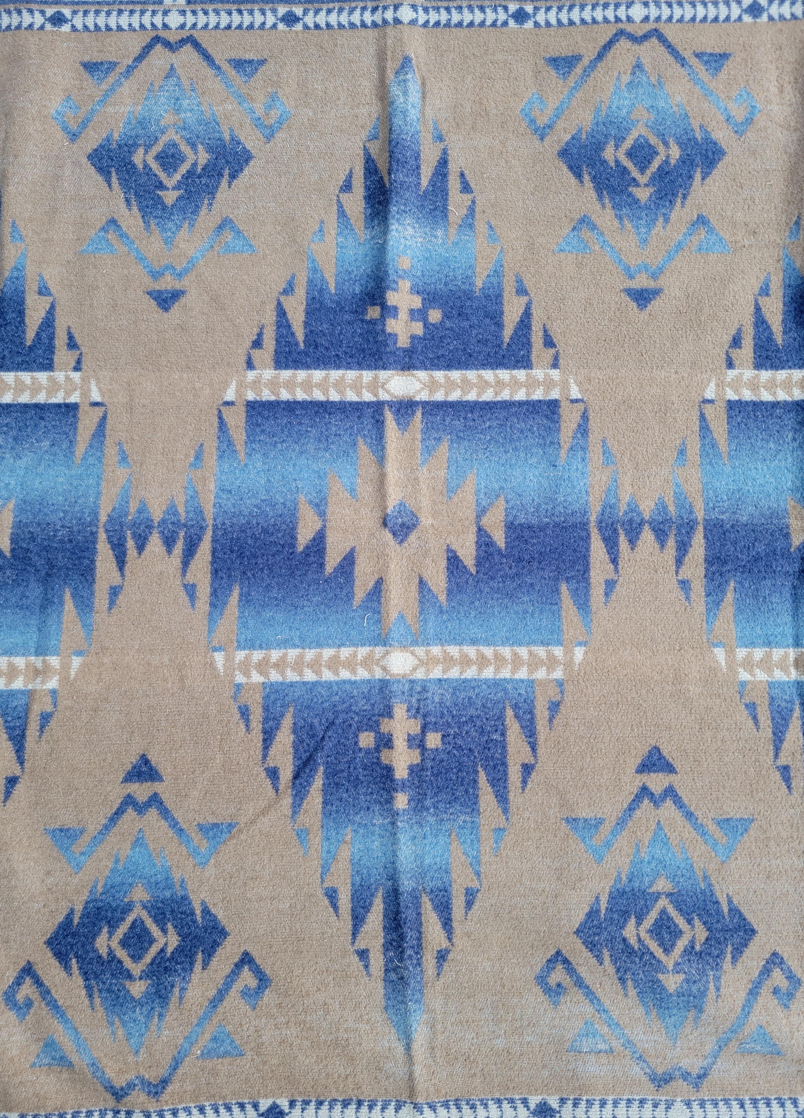 Deckendecke aus Perlen mit Navajo-Design (Baumwolle) im Angebot