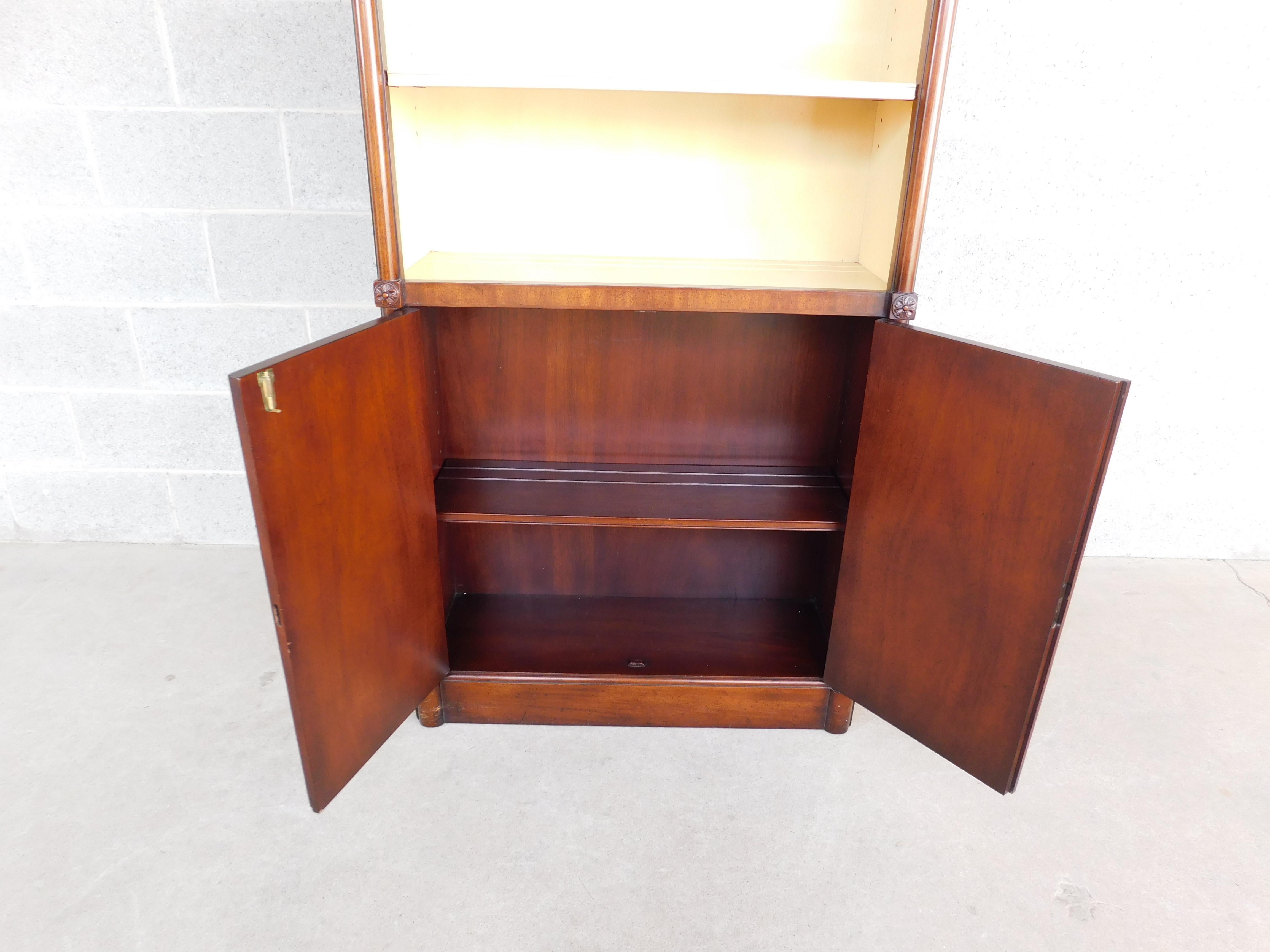 arched top bookcase