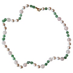 Pearl Bead Choker Necklace