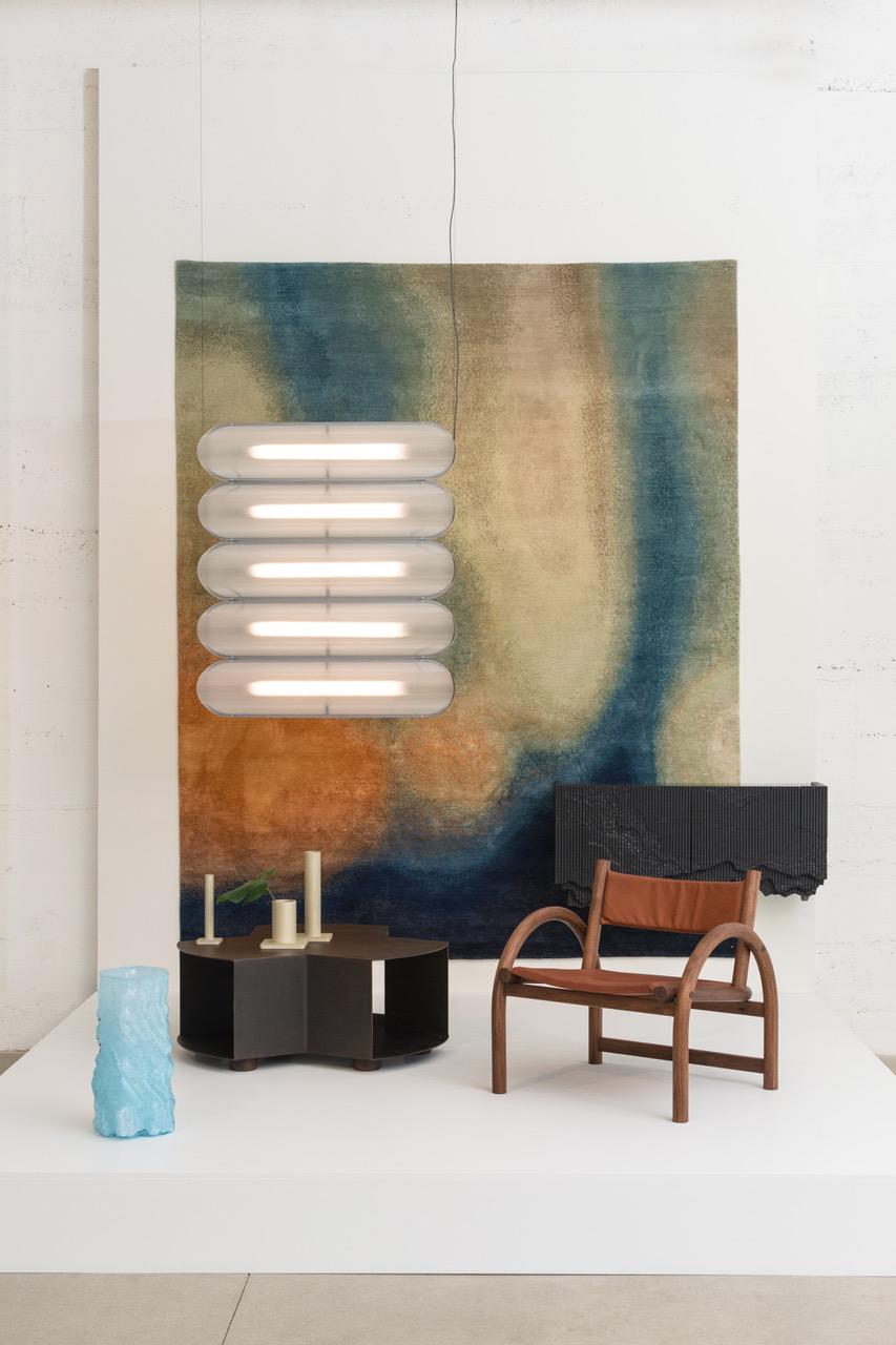 The Bead Vase takes its name from the prominent weld bead connecting the two elements. More often than not, welds are strategically hidden or ground away, and cleaned into a seamless connection. In the case of the Bead Vase, the two perfect machine