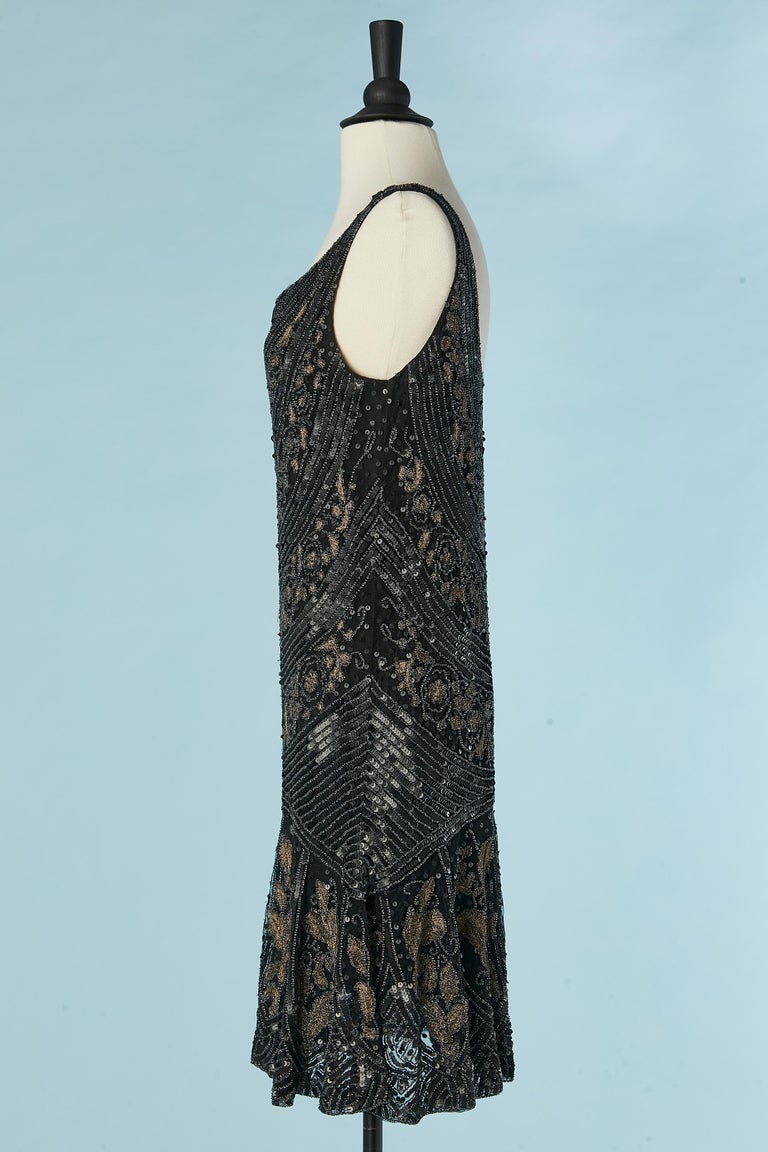 Beaded and sequin Flapper dress 1920's inspiration RL by Ralph Lauren For Sale at 1stDibs Beaded and sequin Flapper dress 1920's inspiration RL by Ralph Lauren For Sale at 1stDibs