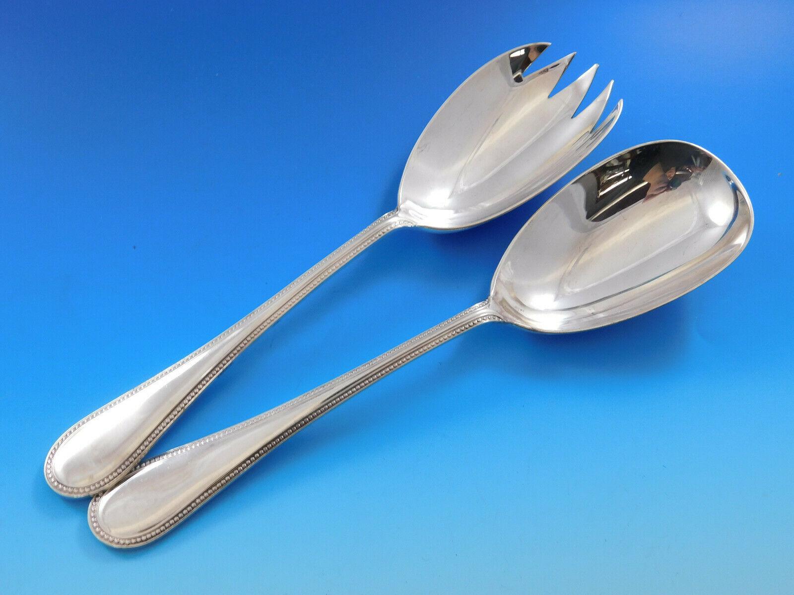 Juego de Cubiertos de Plata de Ley Inglesa Asprey de 124 Piezas Cena de Lujo en venta 4